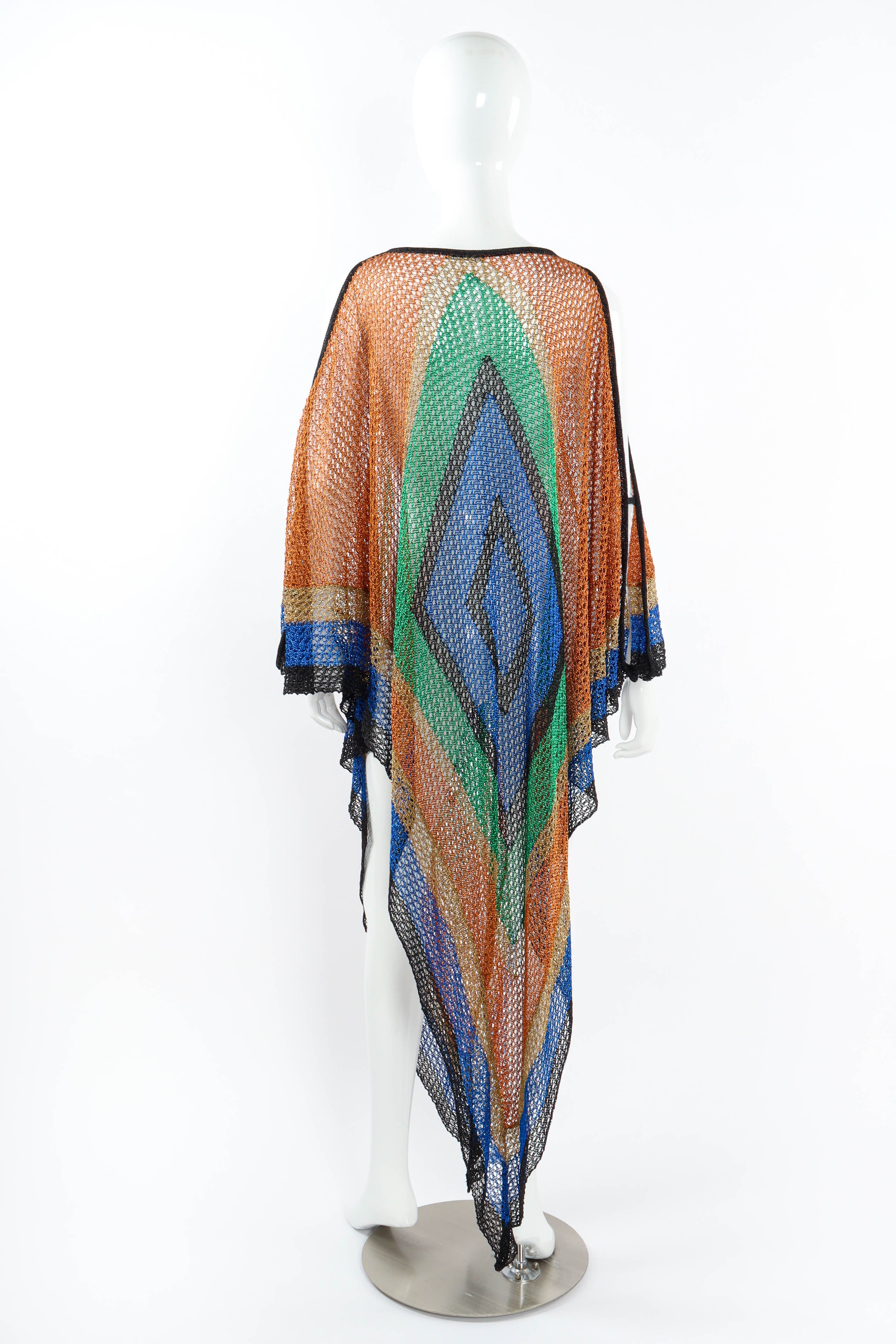 2017 S/S Tropical Fishnet Mesh Poncho - Image 4