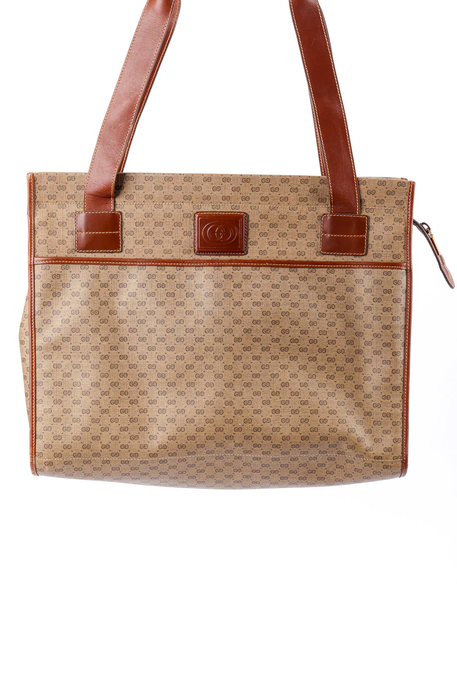 Coated Canvas & Leather GG Tote - Image 3