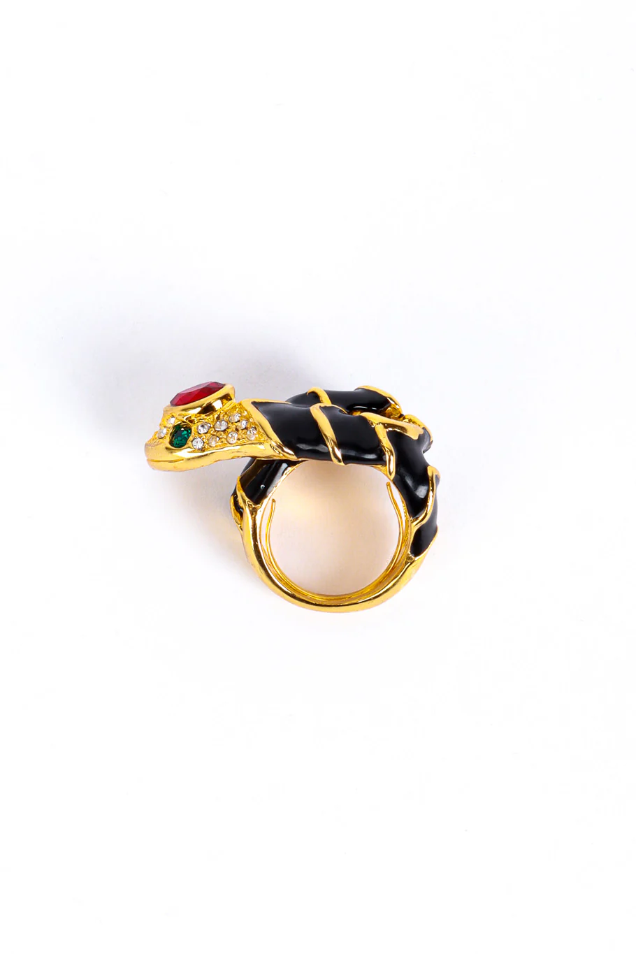 Coiled Snake Cocktail Ring - Image 4