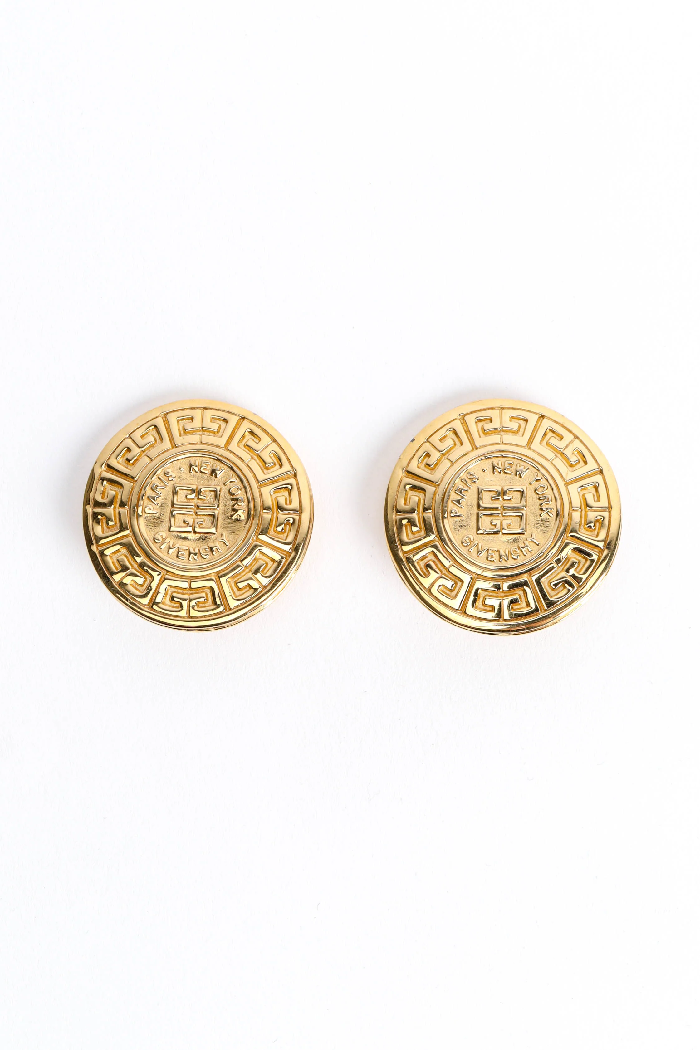 Coin Monogram Logo Earrings - Image 2