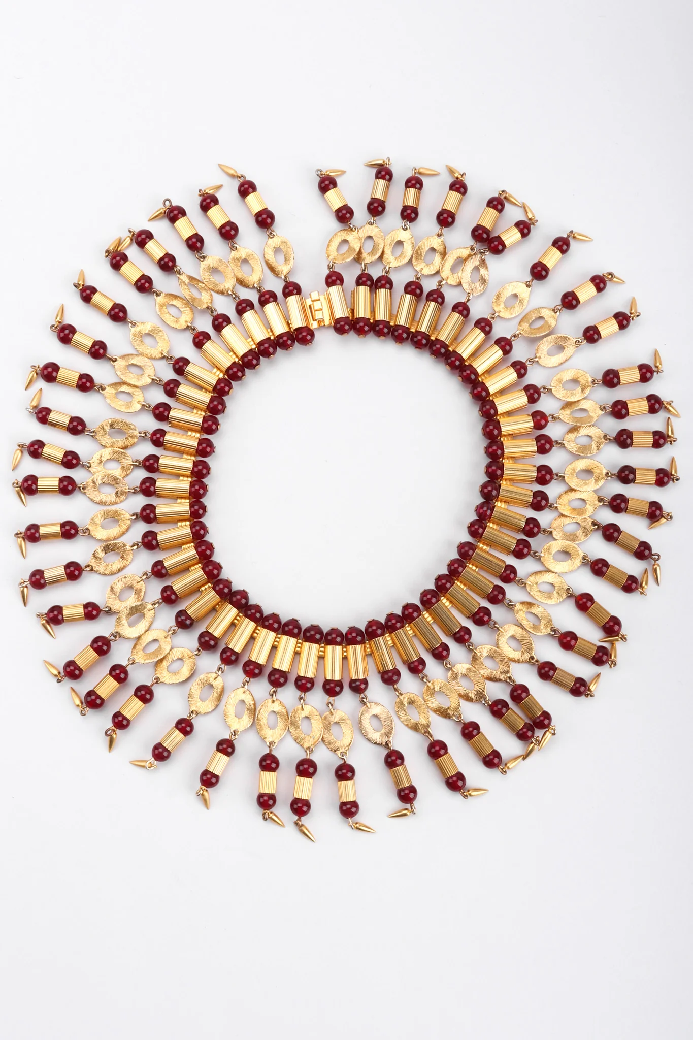 Bead Collar Necklace and Earring Set - Image 5