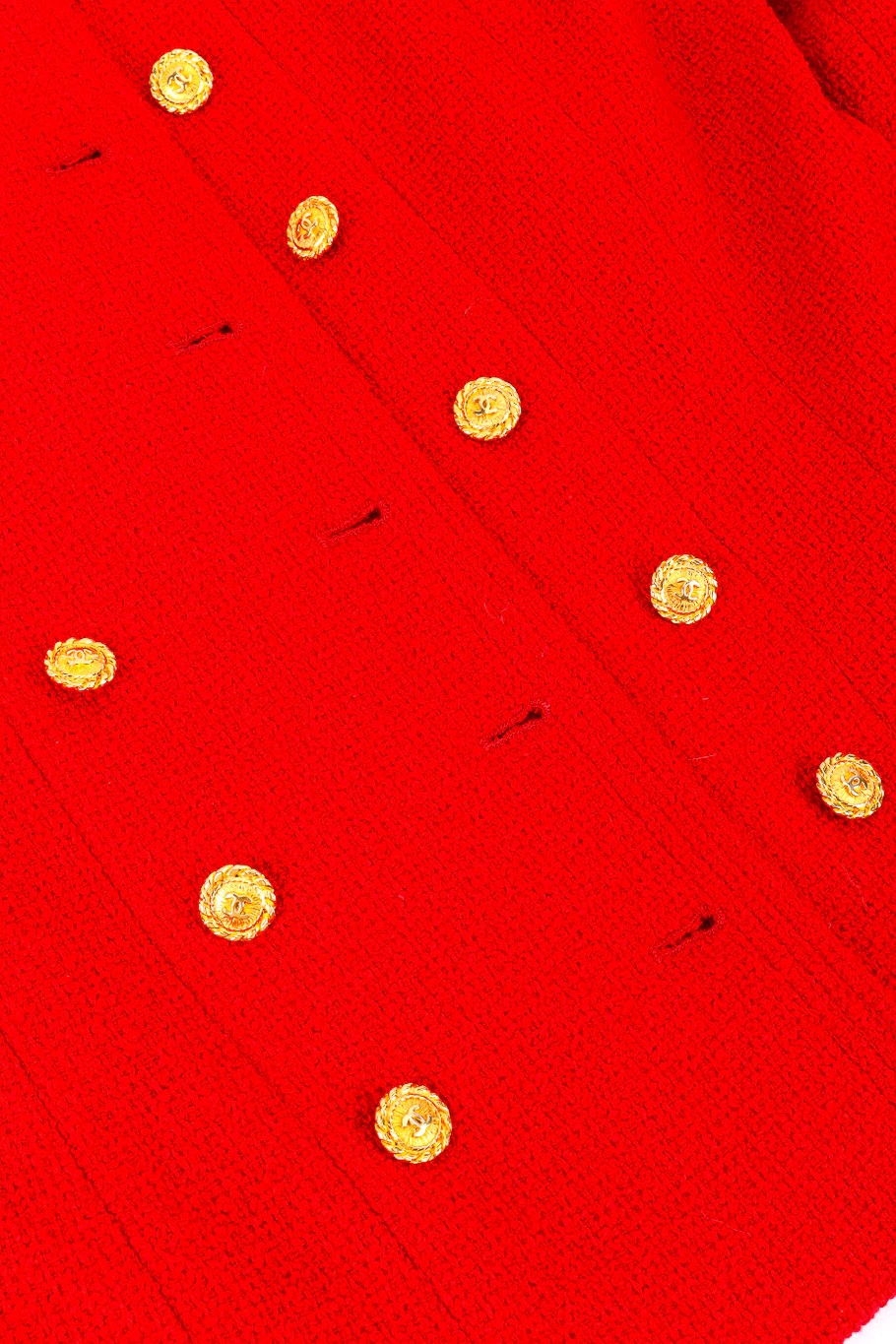 Collarless Double Breasted Jacket - Image 6