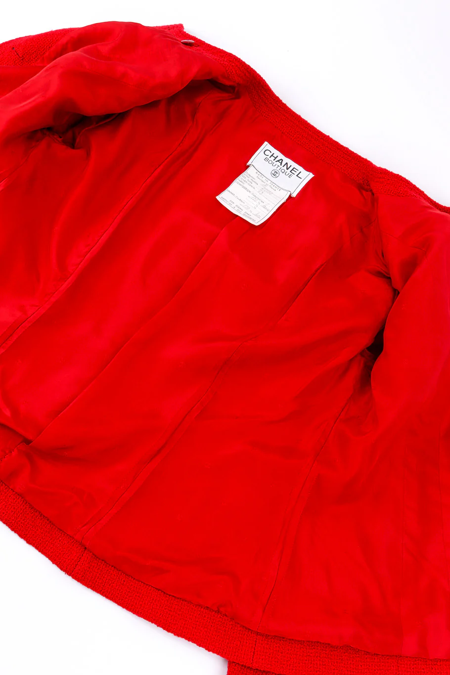 Collarless Double Breasted Jacket - Image 8