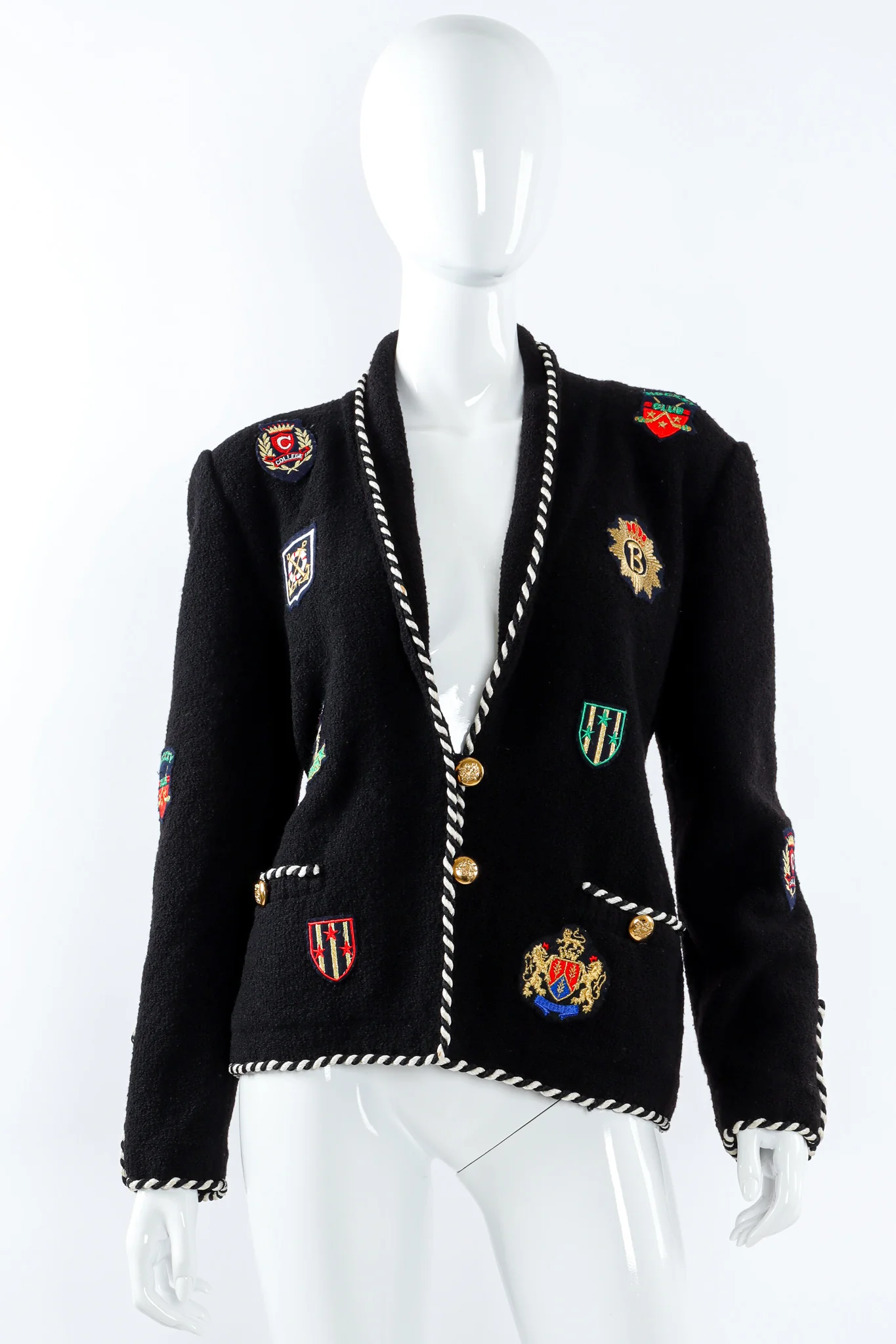 Collegiate Crest Appliqué Jacket - Image 2