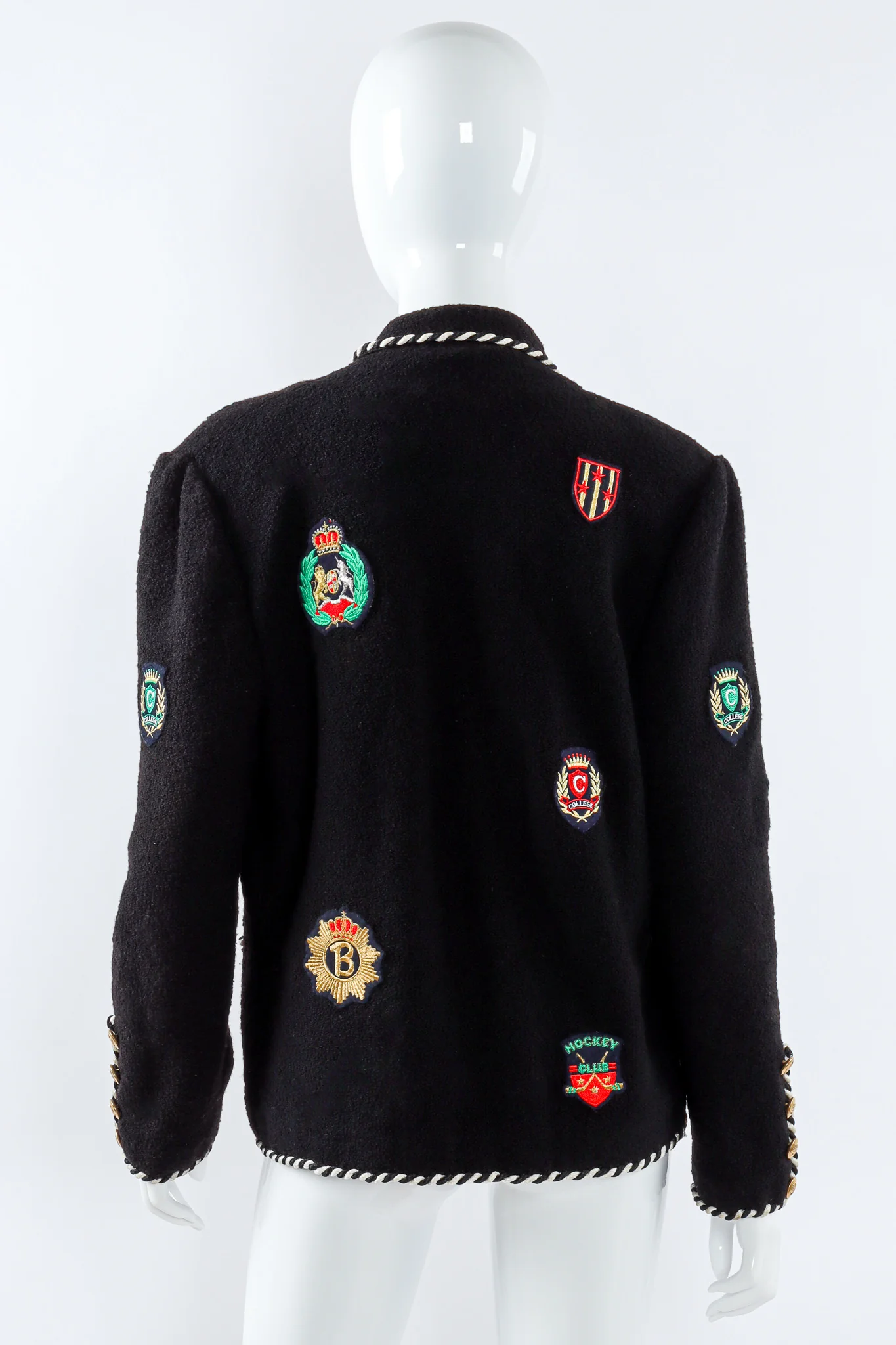 Collegiate Crest Appliqué Jacket - Image 4