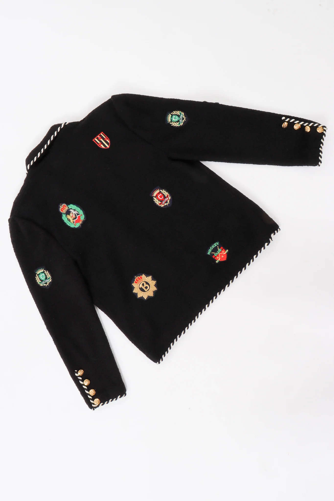 Collegiate Crest Appliqué Jacket - Image 9