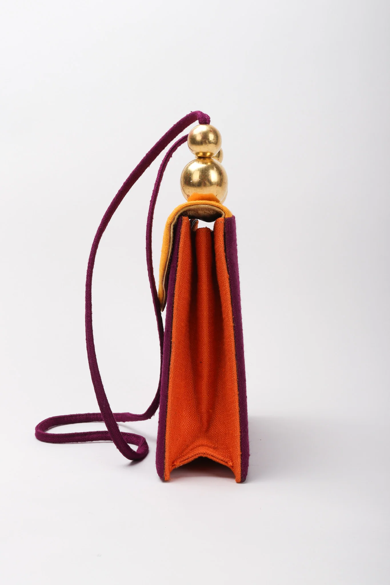 Color Block Fabric Bag - Image 2