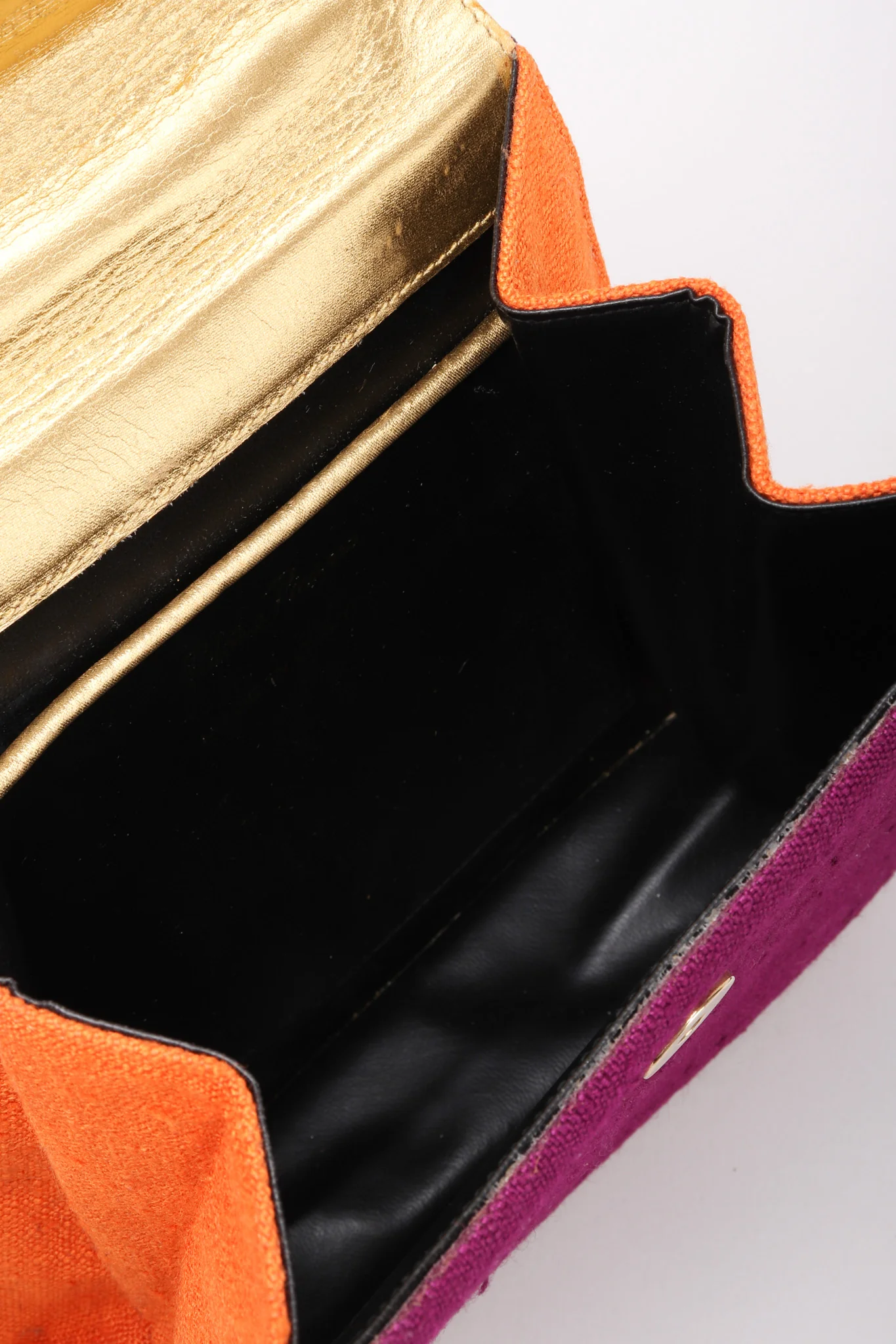 Color Block Fabric Bag - Image 8