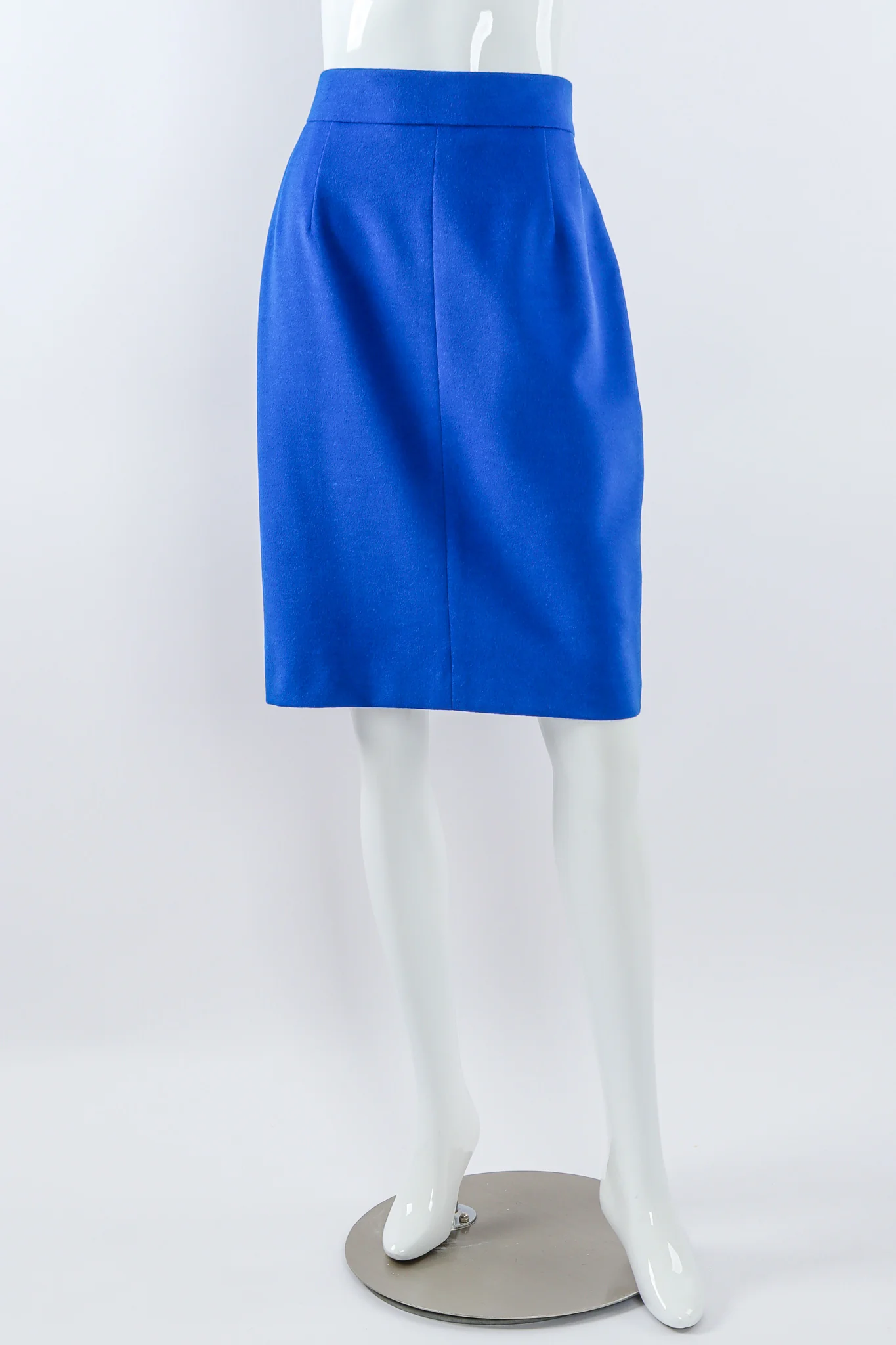 Satin Contrast Blazer & Skirt Set - Image 11