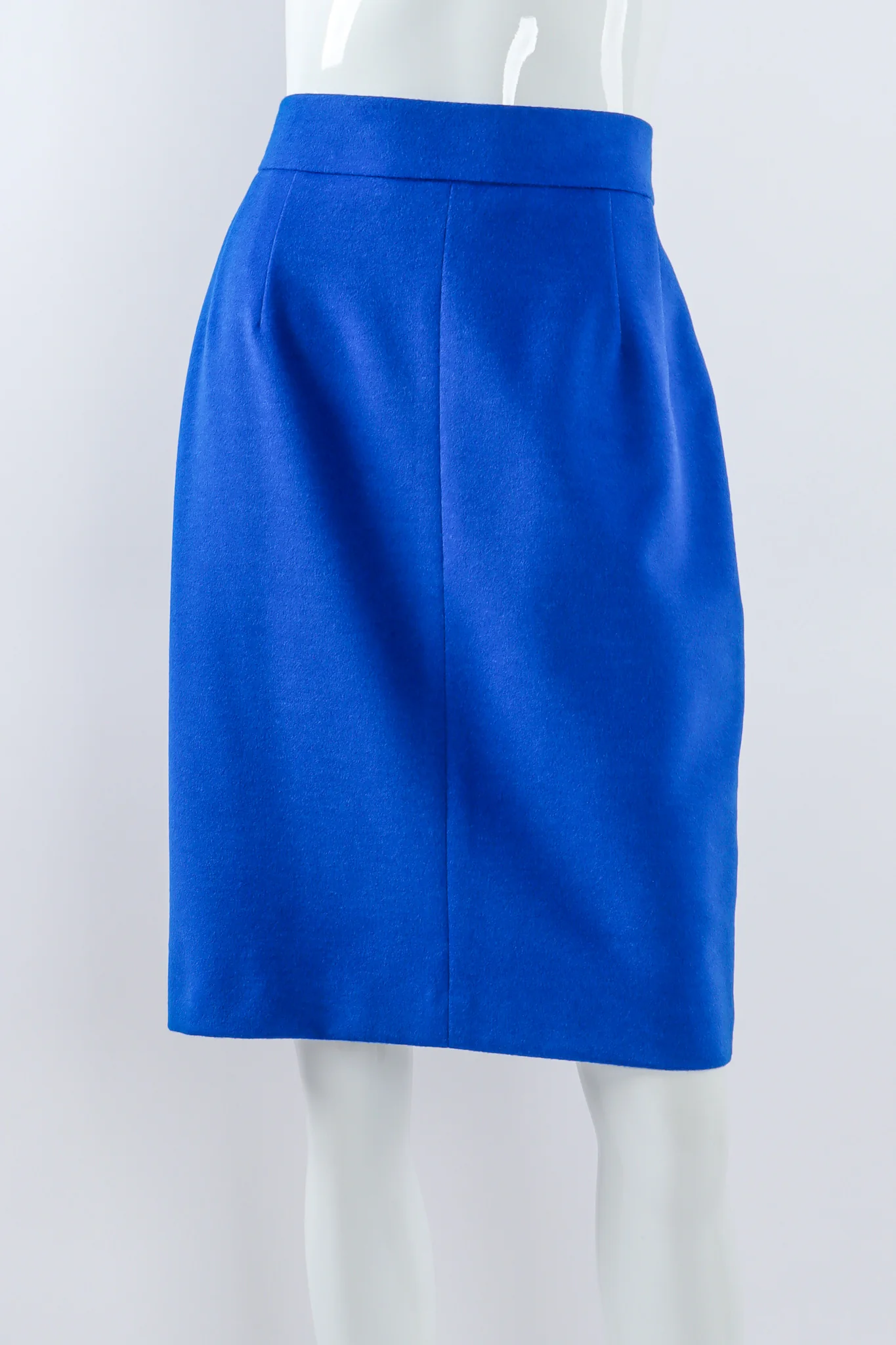 Satin Contrast Blazer & Skirt Set - Image 12