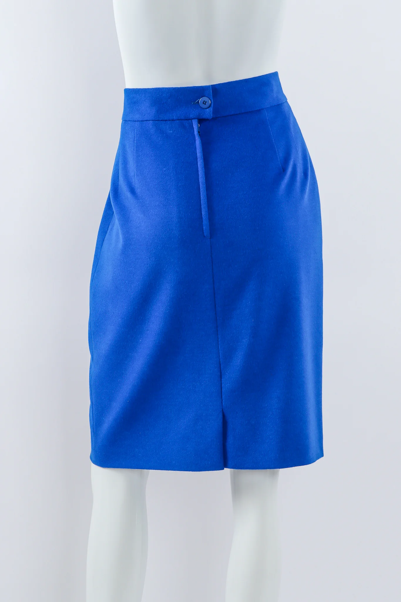 Satin Contrast Blazer & Skirt Set - Image 14