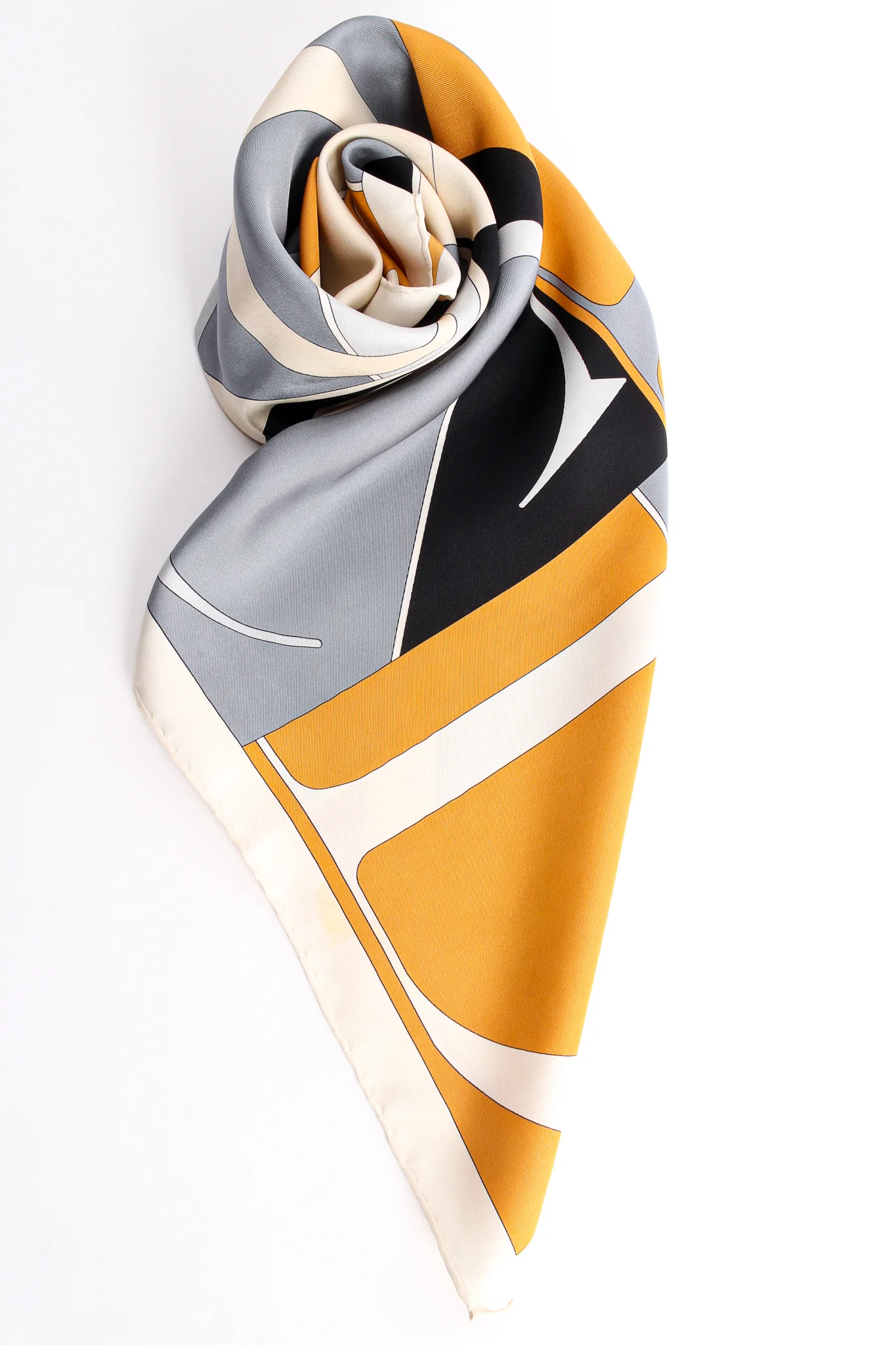 Colorblock Monogram Silk Scarf - Image 6