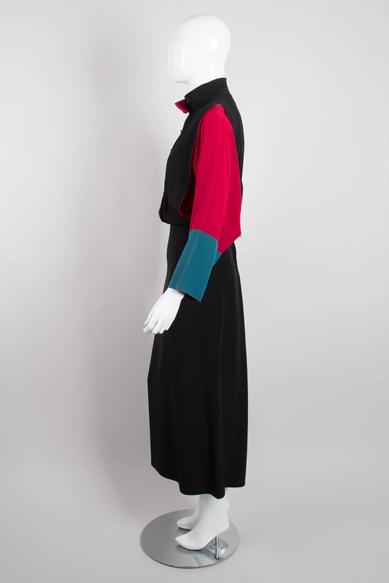 Colorblocked Jumper Dress - Image 4