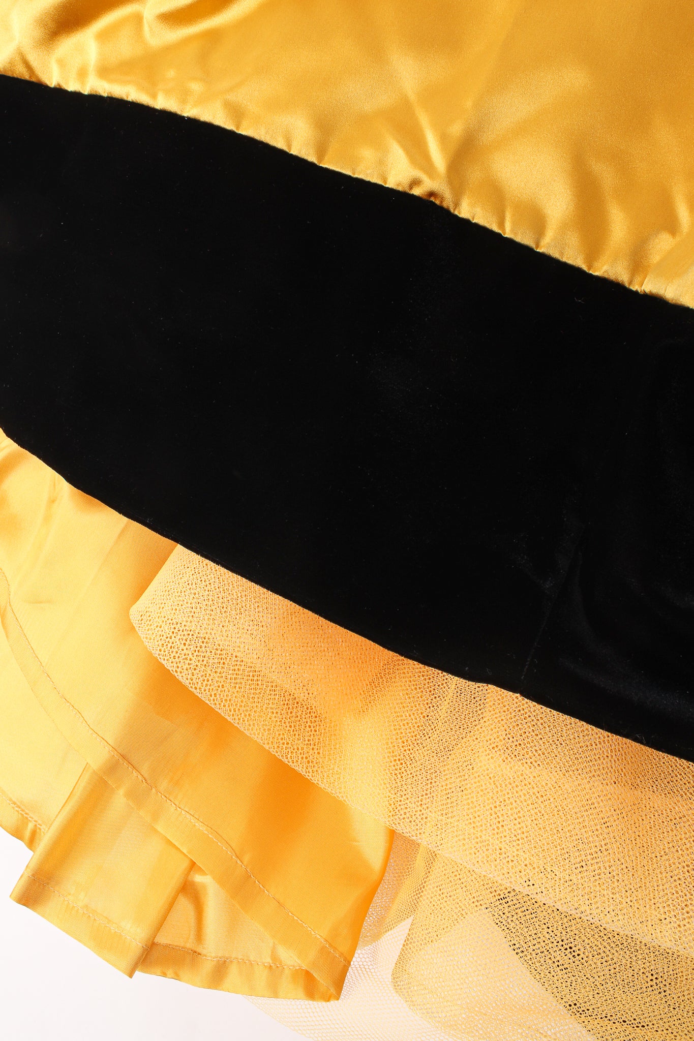 Colorblock Satin Halter Ball Gown & Jacket - Image 11