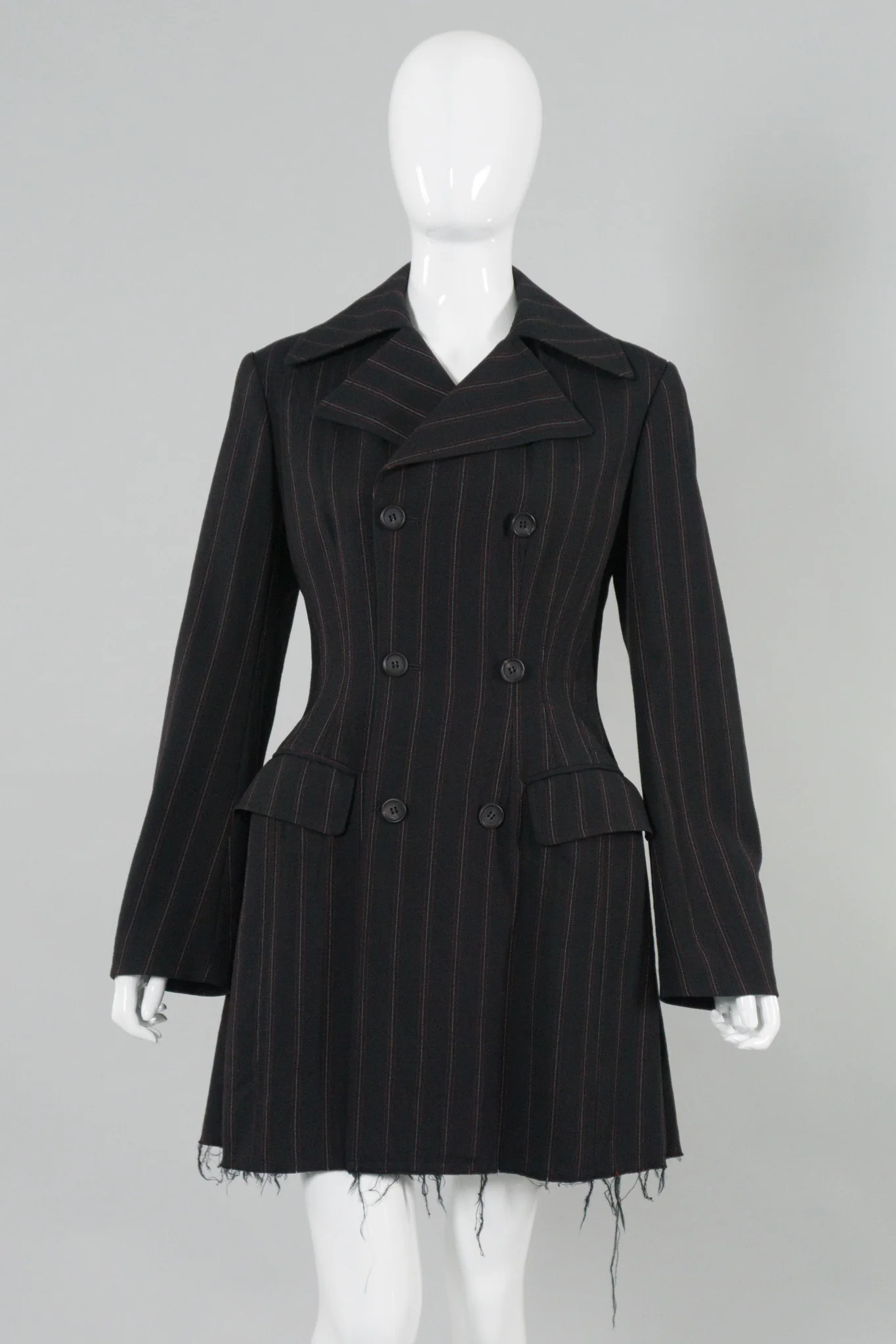 Comme des Garçons Pinstripe Back Vent Jacket