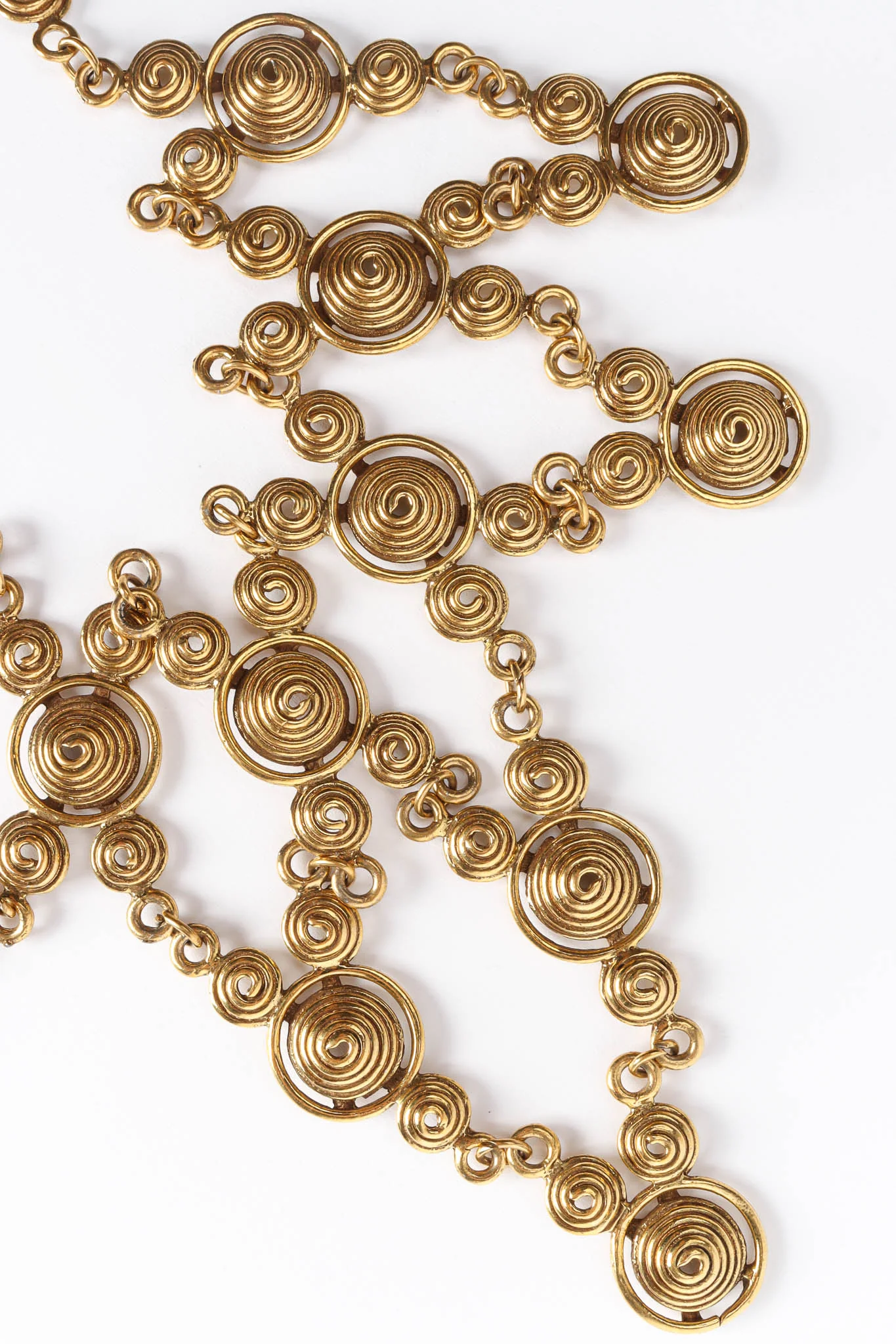 Concentric Spiral Bib Necklace - Image 5