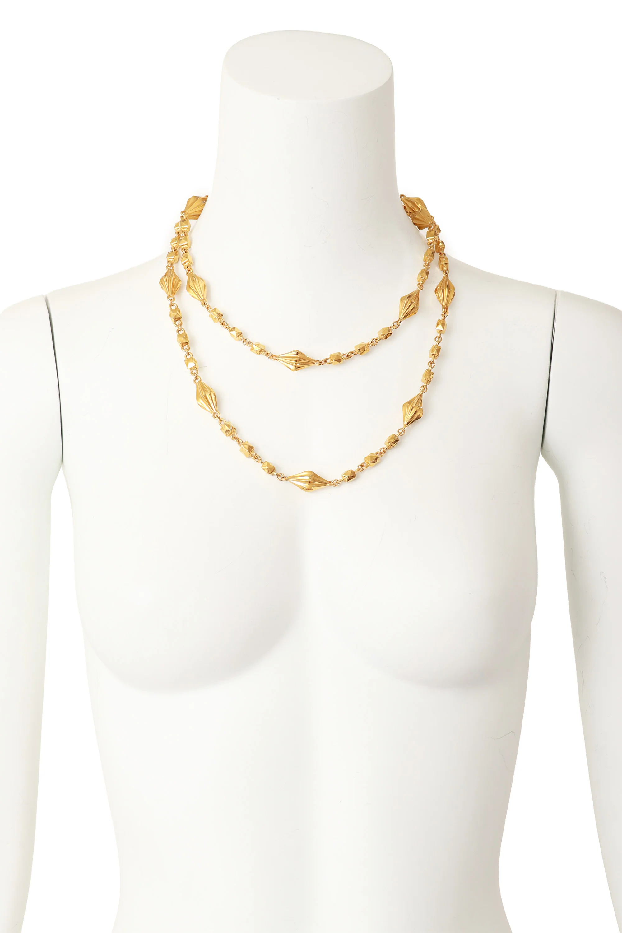 Cone Stud Chain Necklace - Image 3