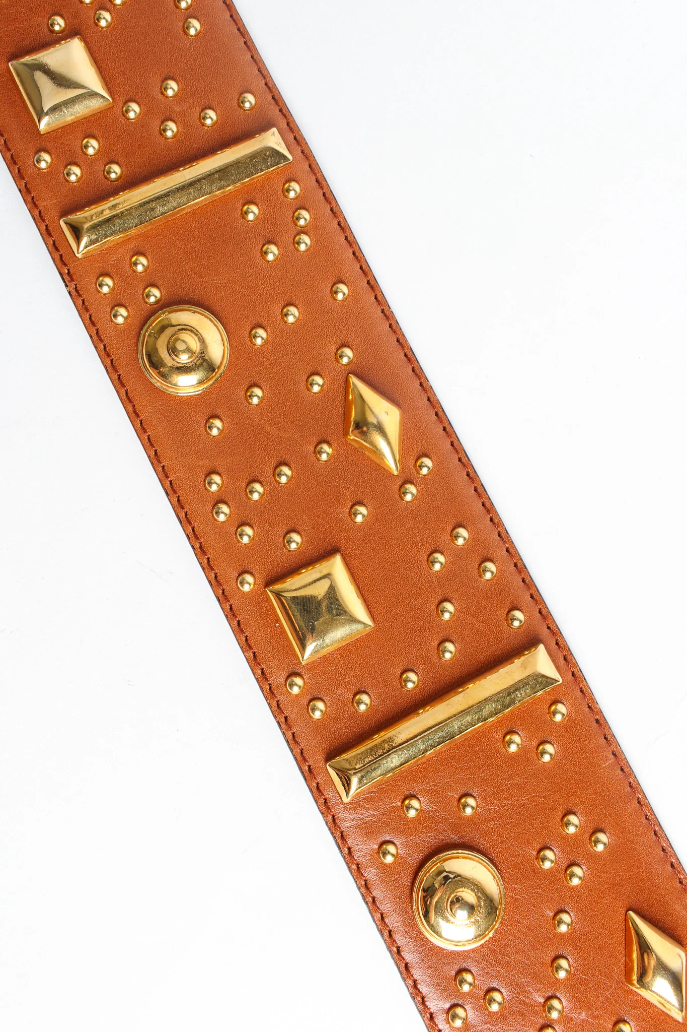 Confetti Stud Leather Belt - Image 4