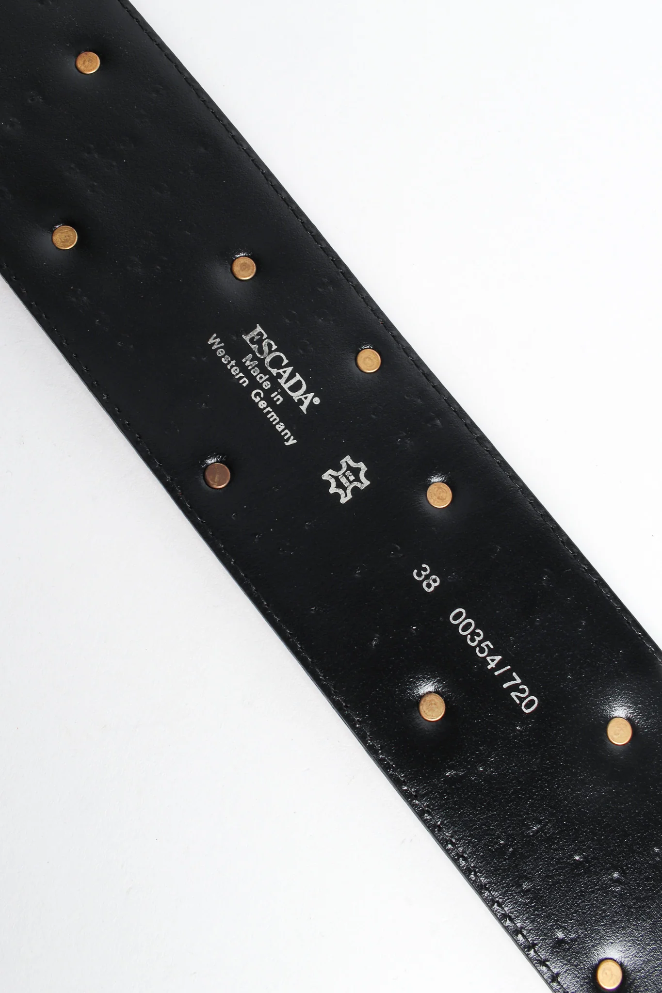 Confetti Stud Leather Belt - Image 7