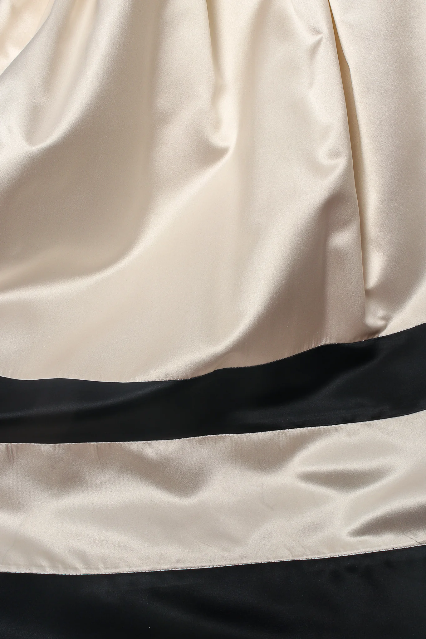 Contrast Banded Satin Ball Gown - Image 14
