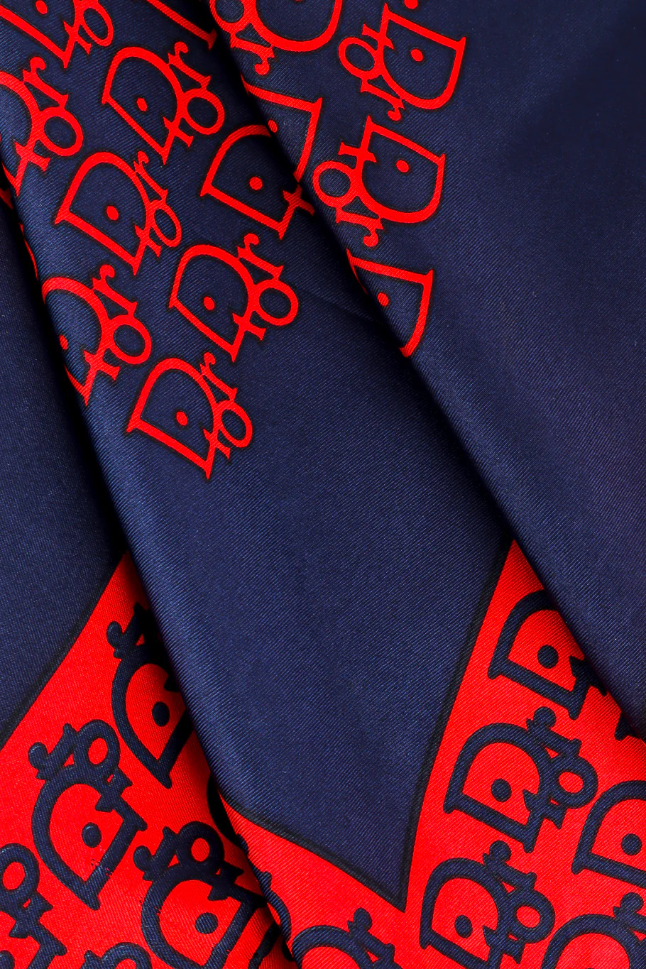 Contrast Monogram Silk Scarf - Image 5