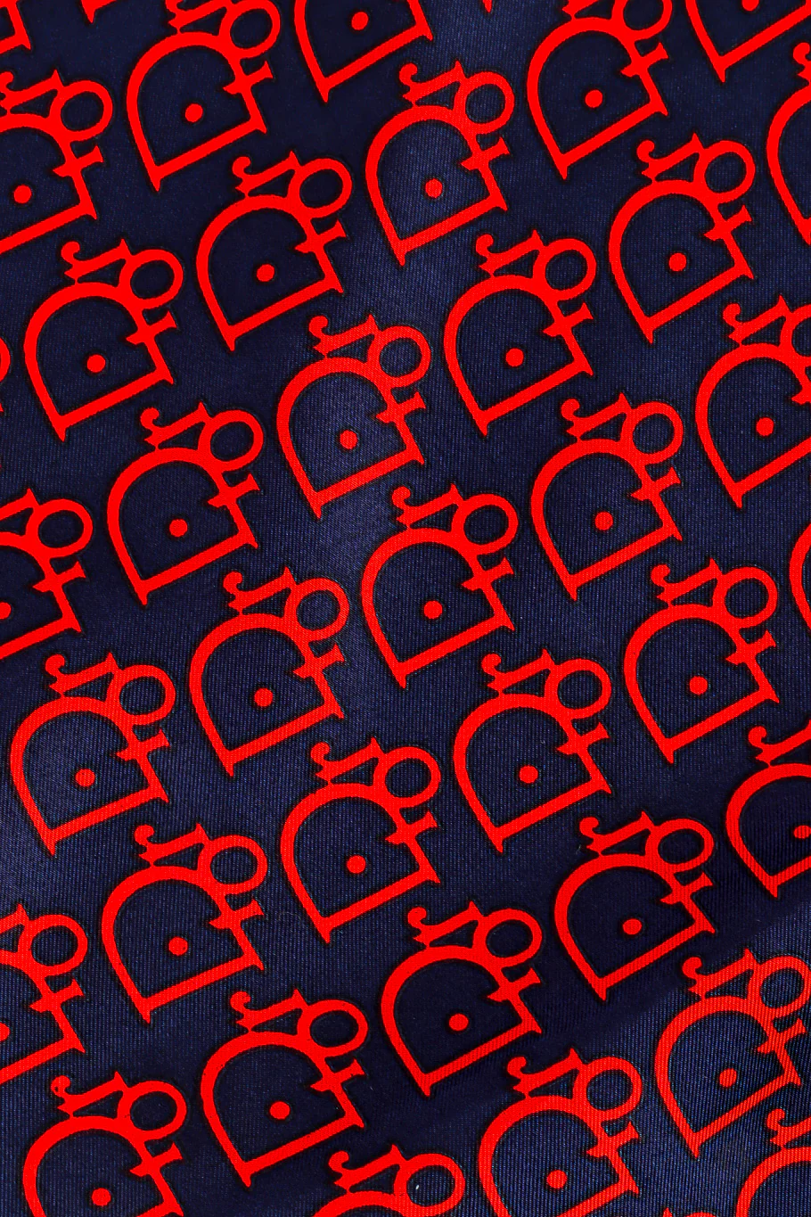 Contrast Monogram Silk Scarf - Image 6