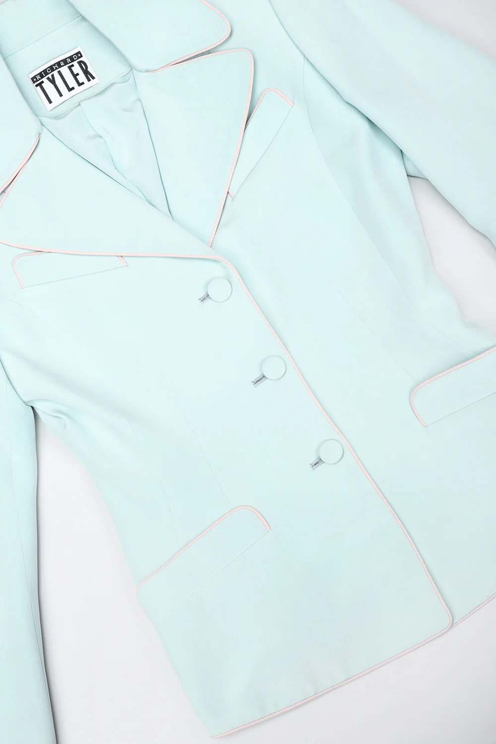 Silk Piped Pajama Jacket & Skirt Set - Image 8