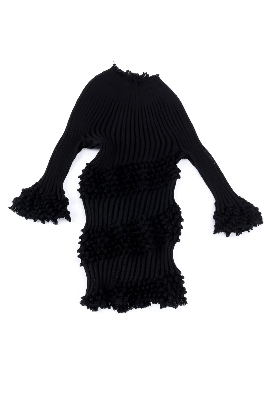 Contrast Pleat Knit Top - Image 5