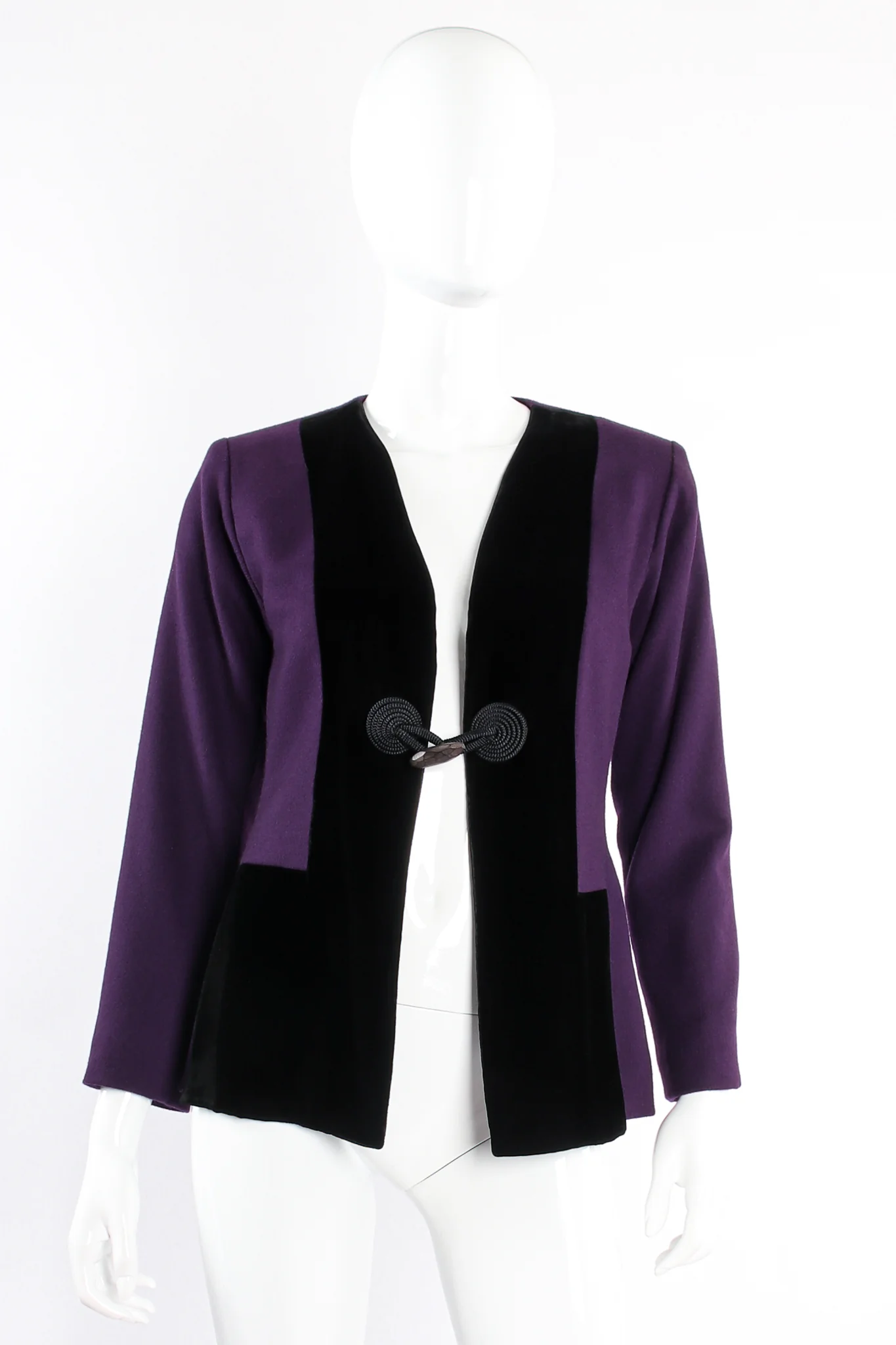 Contrast Toggle Jacket & Skirt Set - Image 7