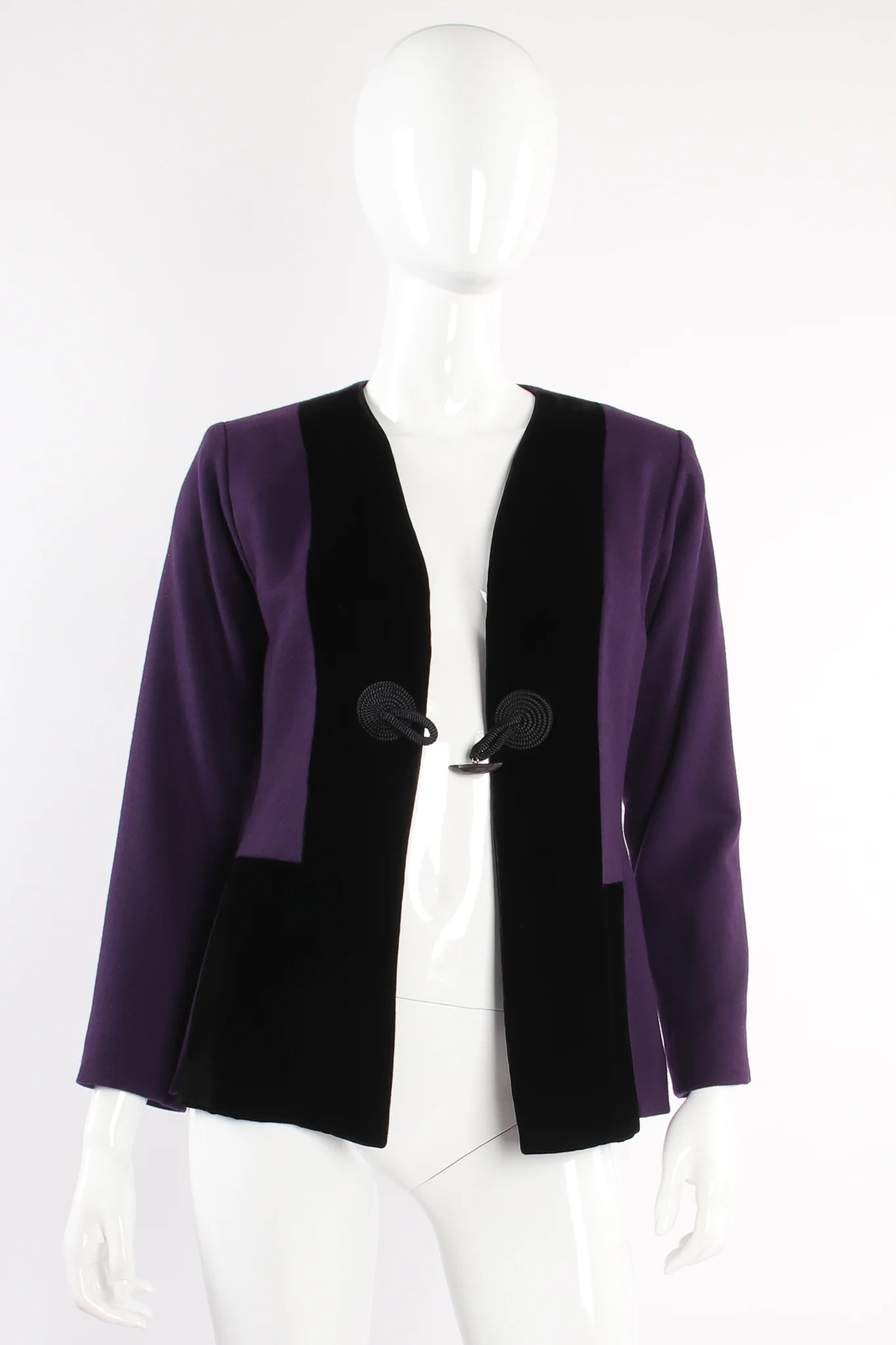 Contrast Toggle Jacket & Skirt Set - Image 8