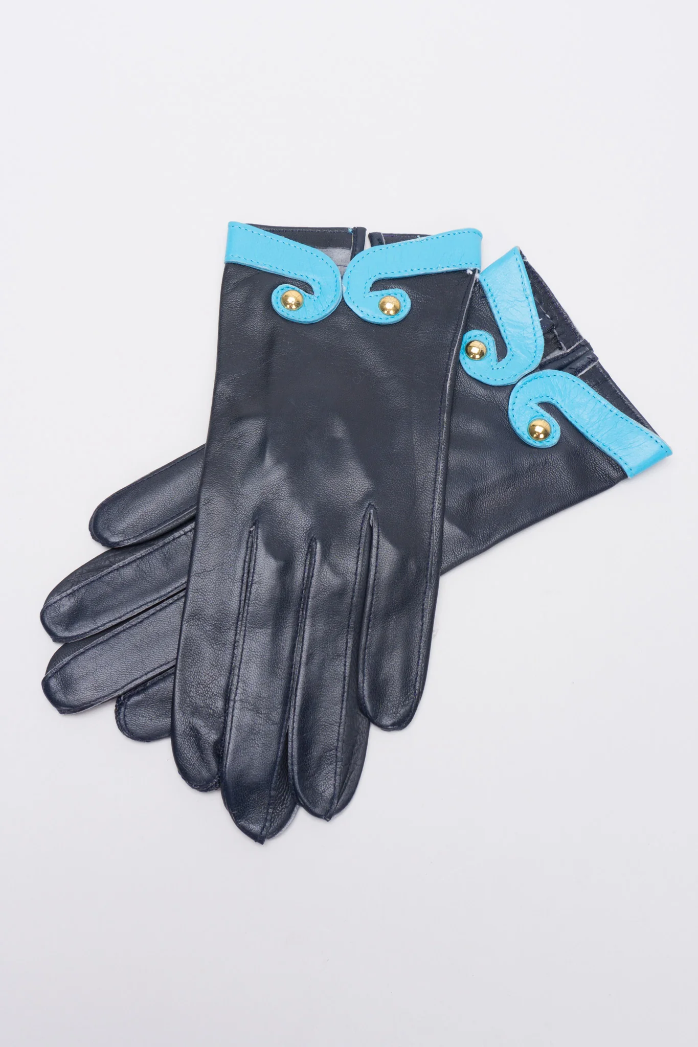 Contrast Trim Gloves