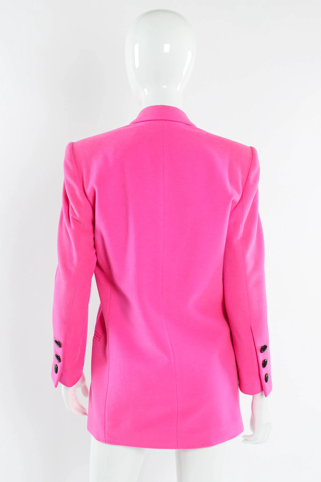 Hot Pink Wool Blazer - Image 3