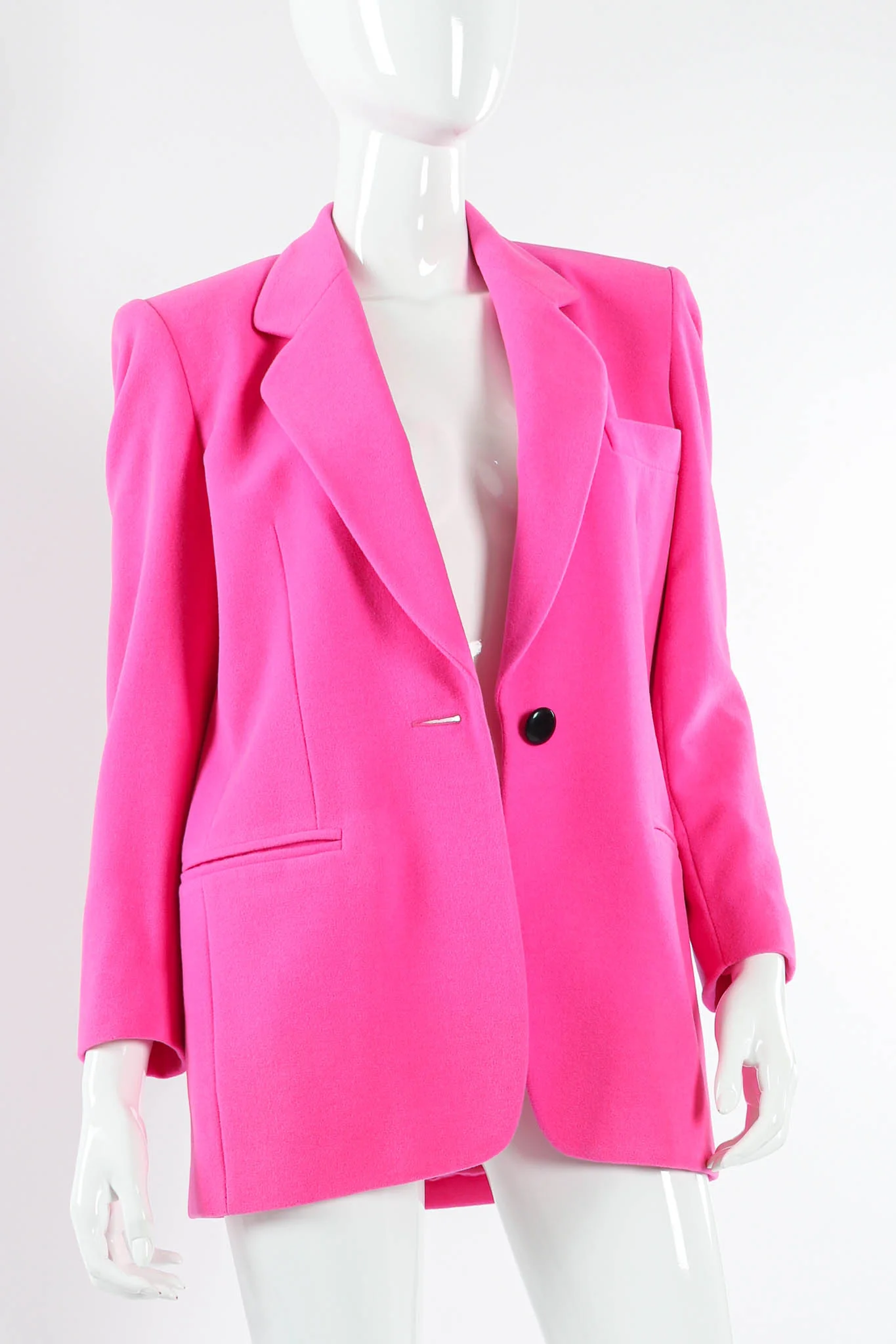 Hot Pink Wool Blazer - Image 4
