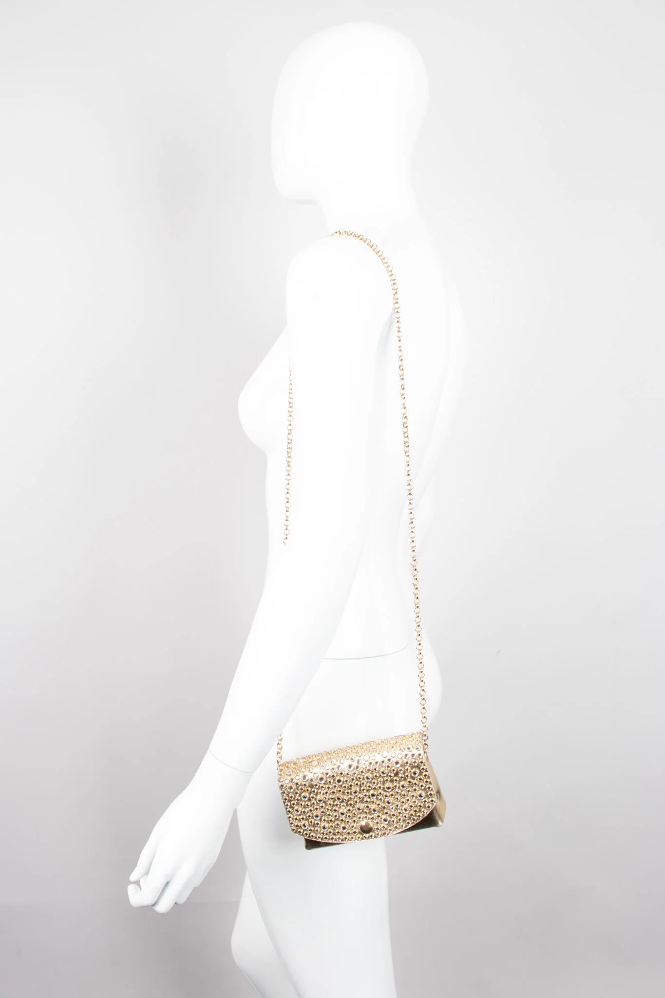 Convertible Crystal Lamé Fanny Pack - Image 5