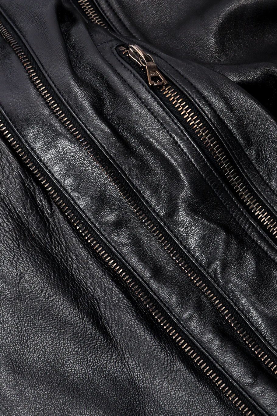 Convertible Leather Moto Jacket - Image 5
