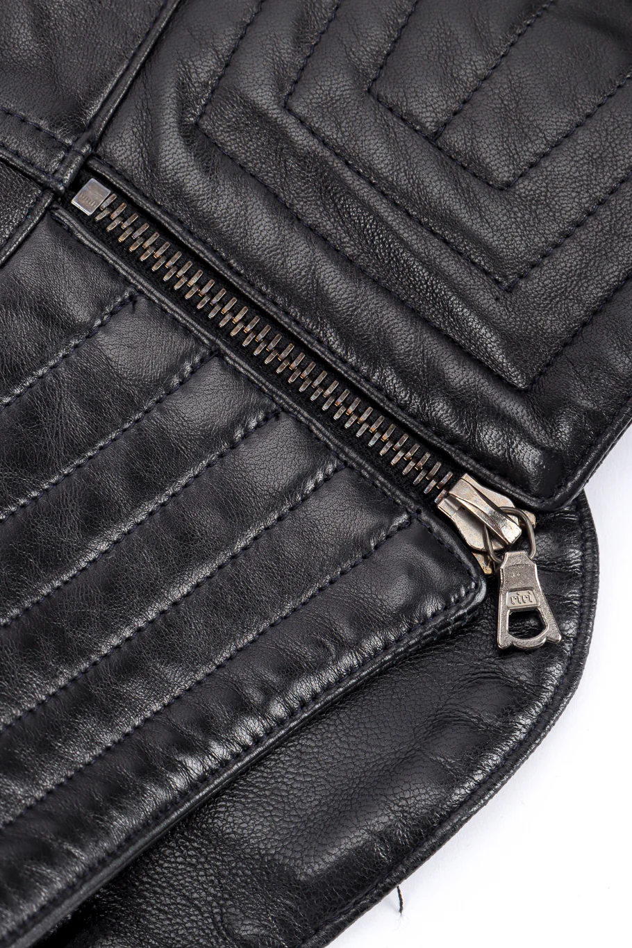 Convertible Leather Moto Jacket - Image 6