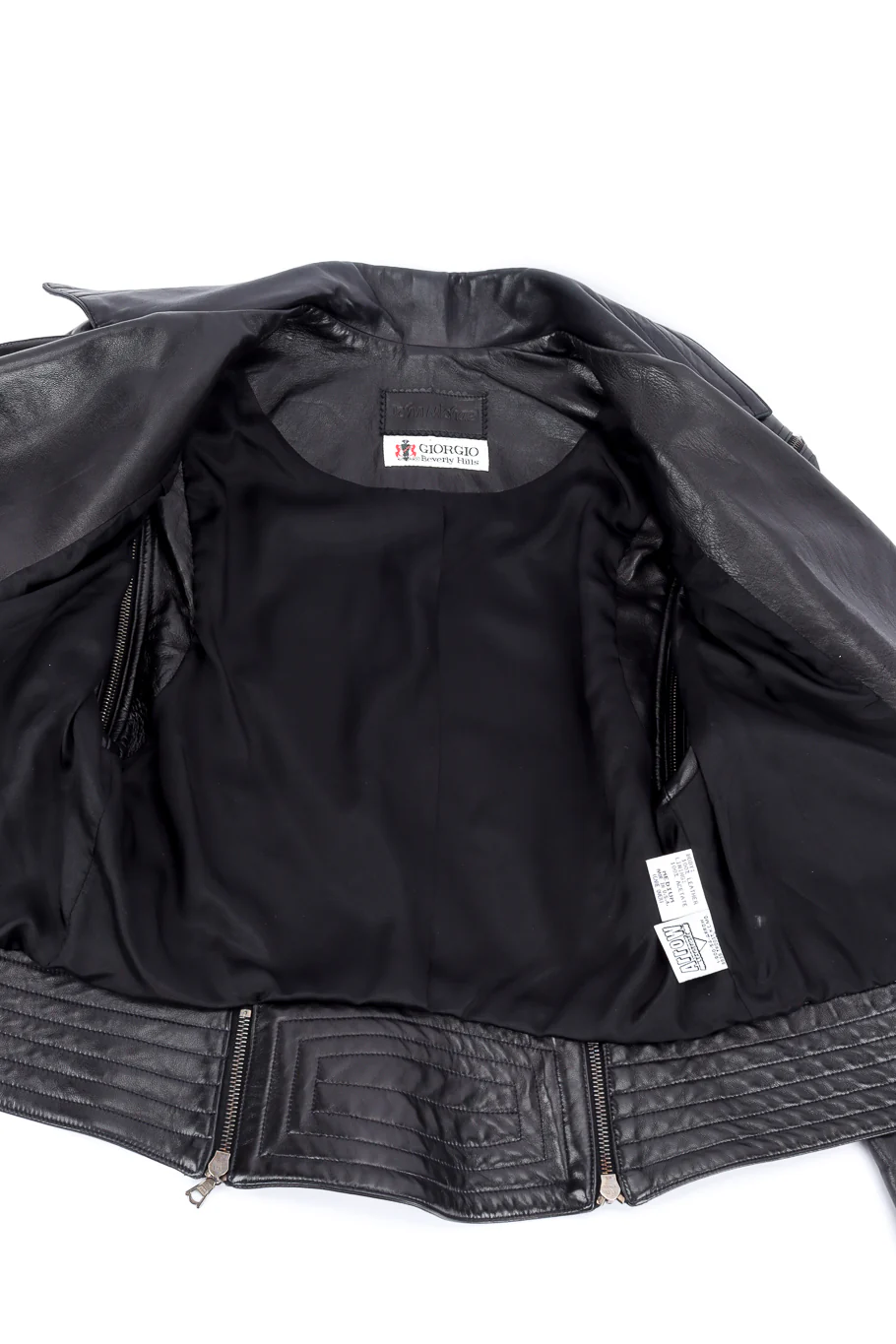 Convertible Leather Moto Jacket - Image 8