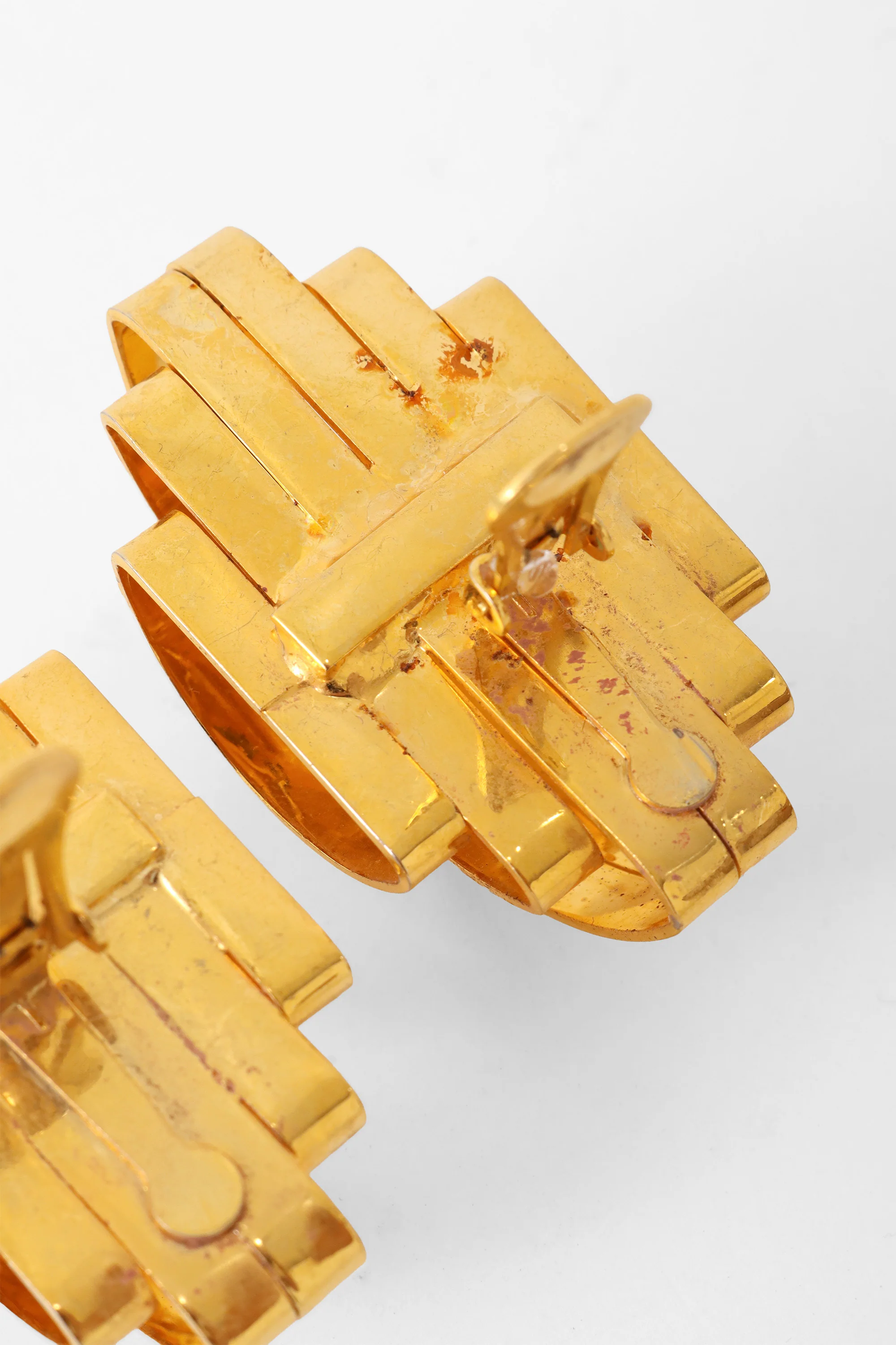 Convex Sculptural Earrings - Image 5