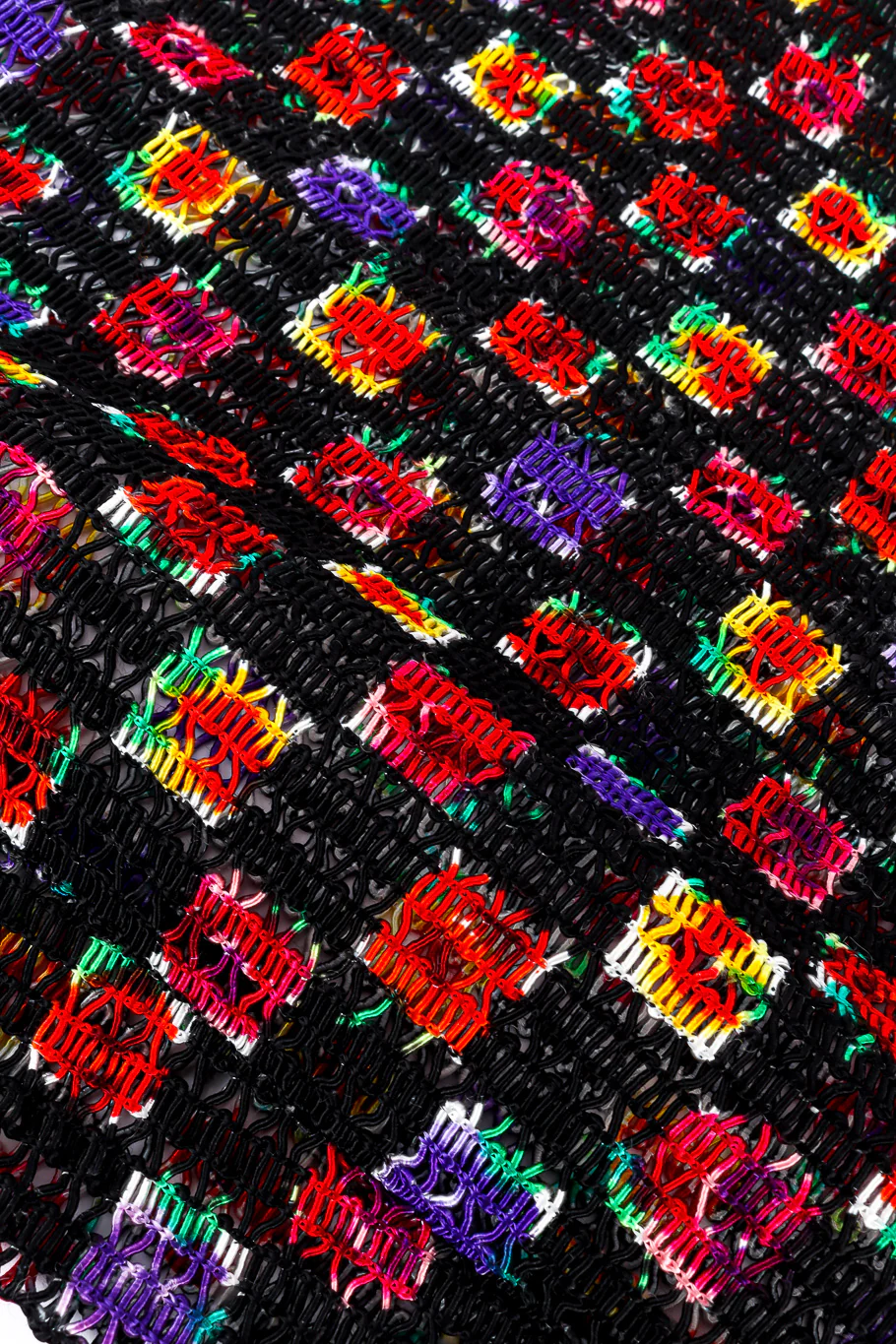 Cord Mesh Checkered Rose Pant - Image 7