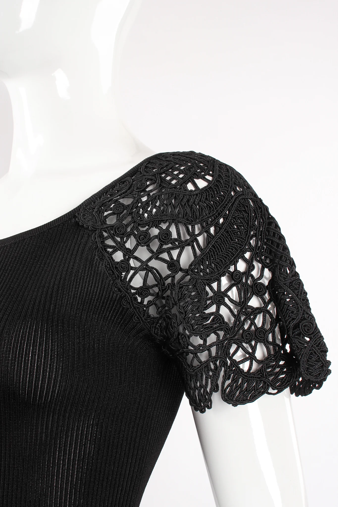 Corded Lace Sleeve Top - Image 2