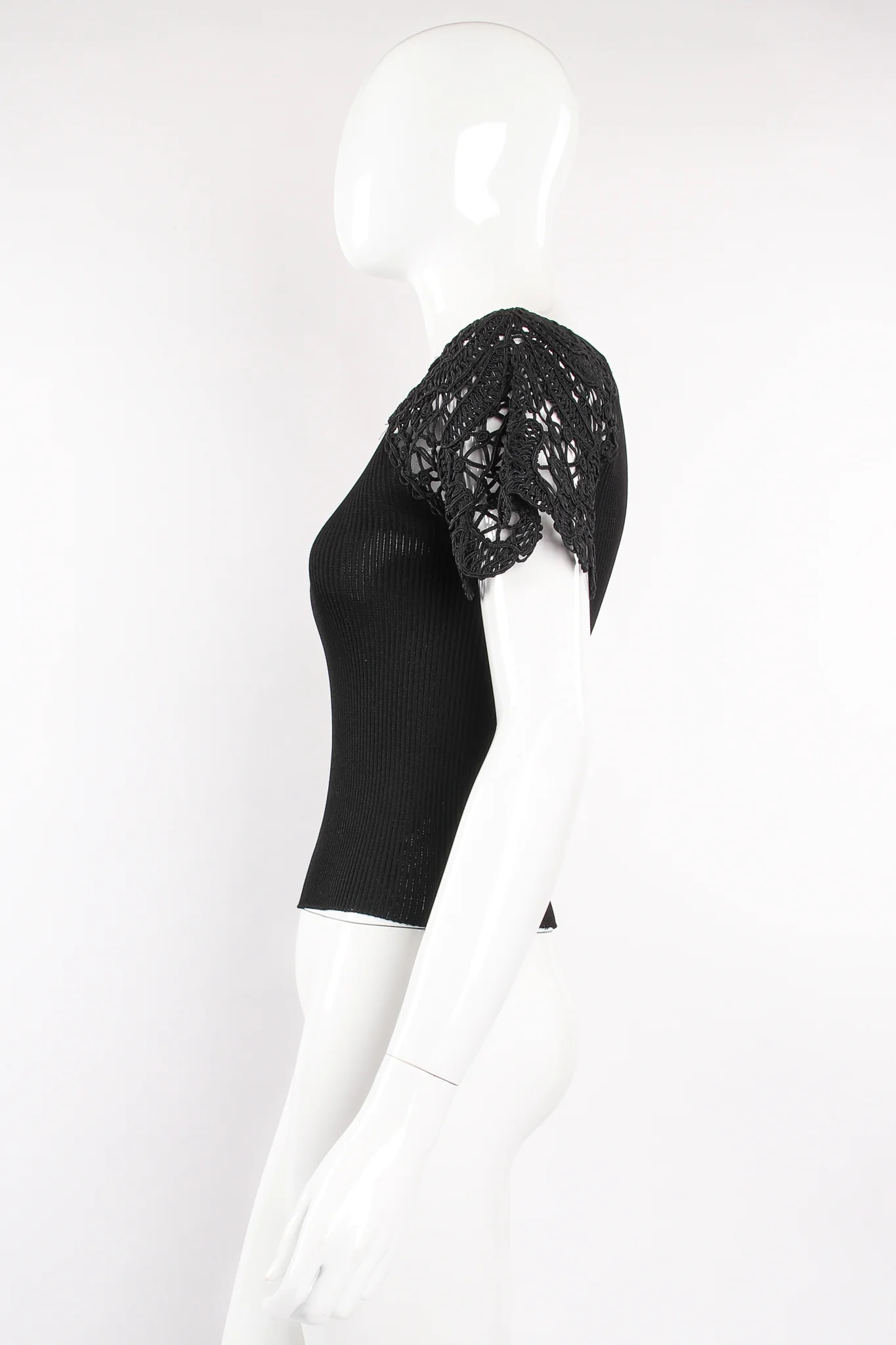 Corded Lace Sleeve Top - Image 4