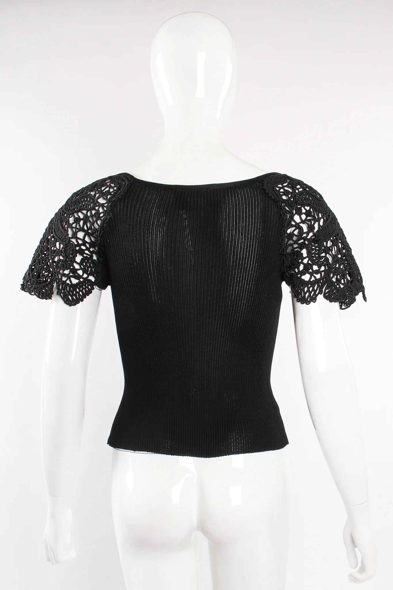 Corded Lace Sleeve Top - Image 5