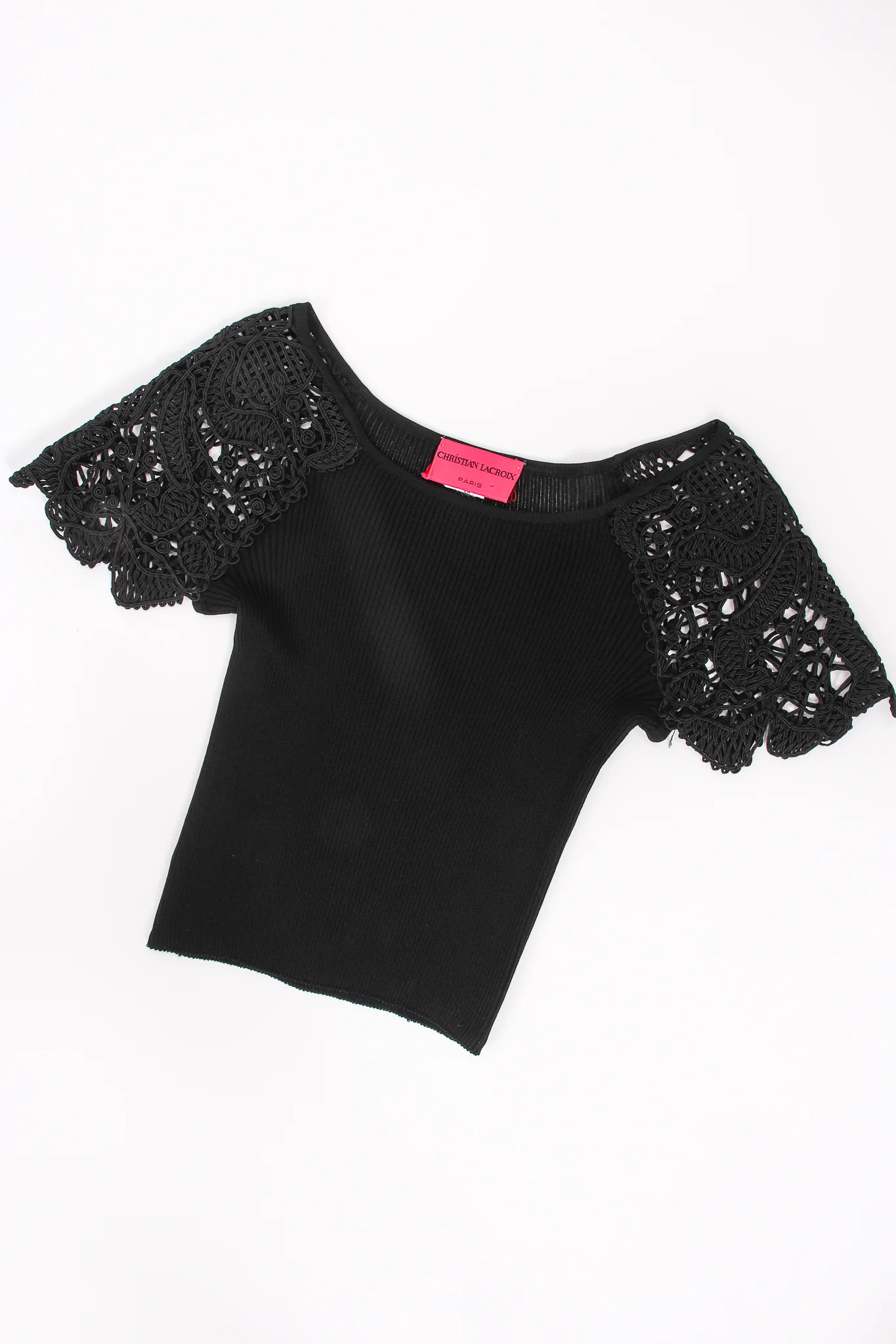 Corded Lace Sleeve Top - Image 9