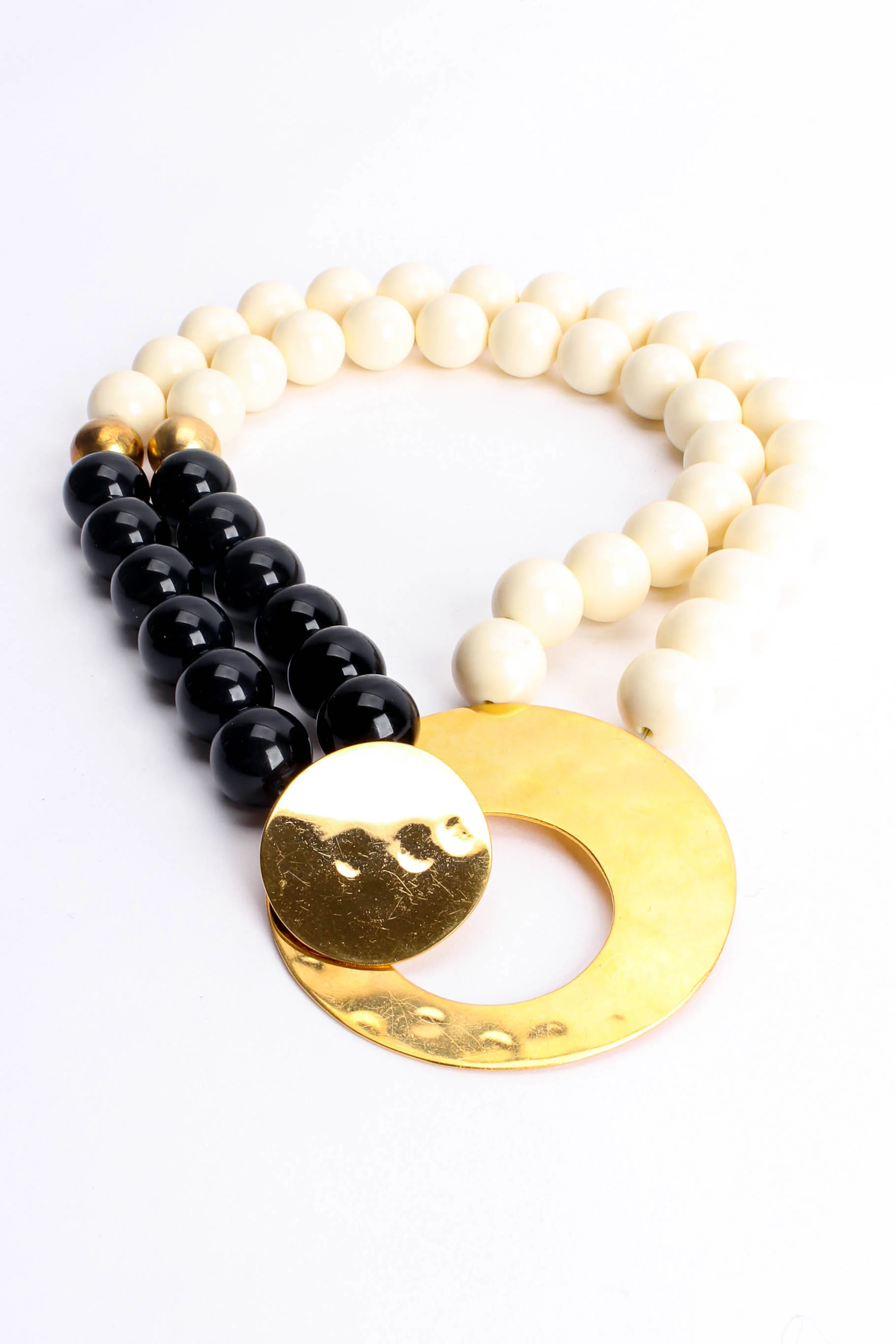Coupling Moon Bead Necklace