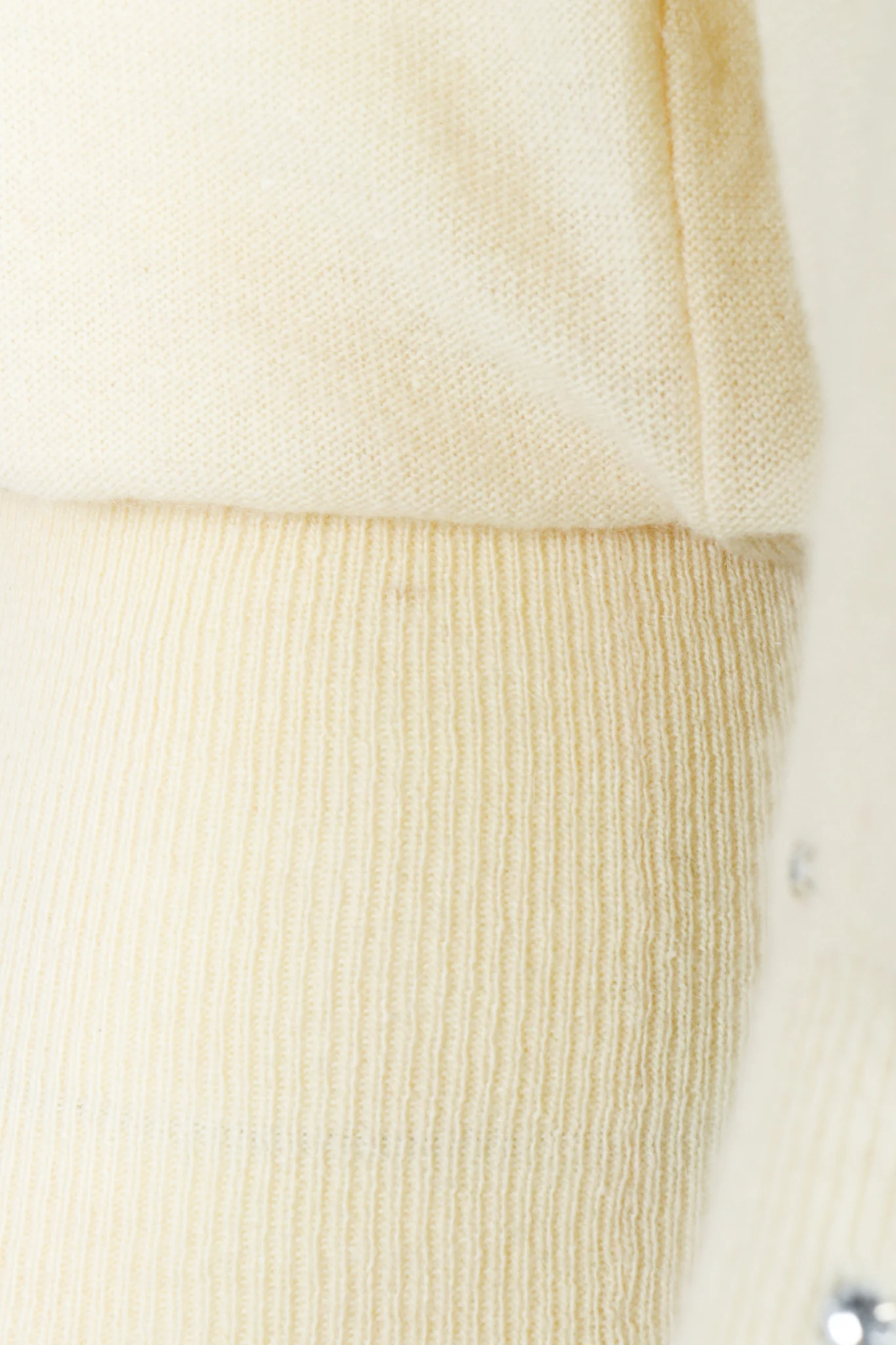 Cream Knit Bow Tie Sweater - Image 9
