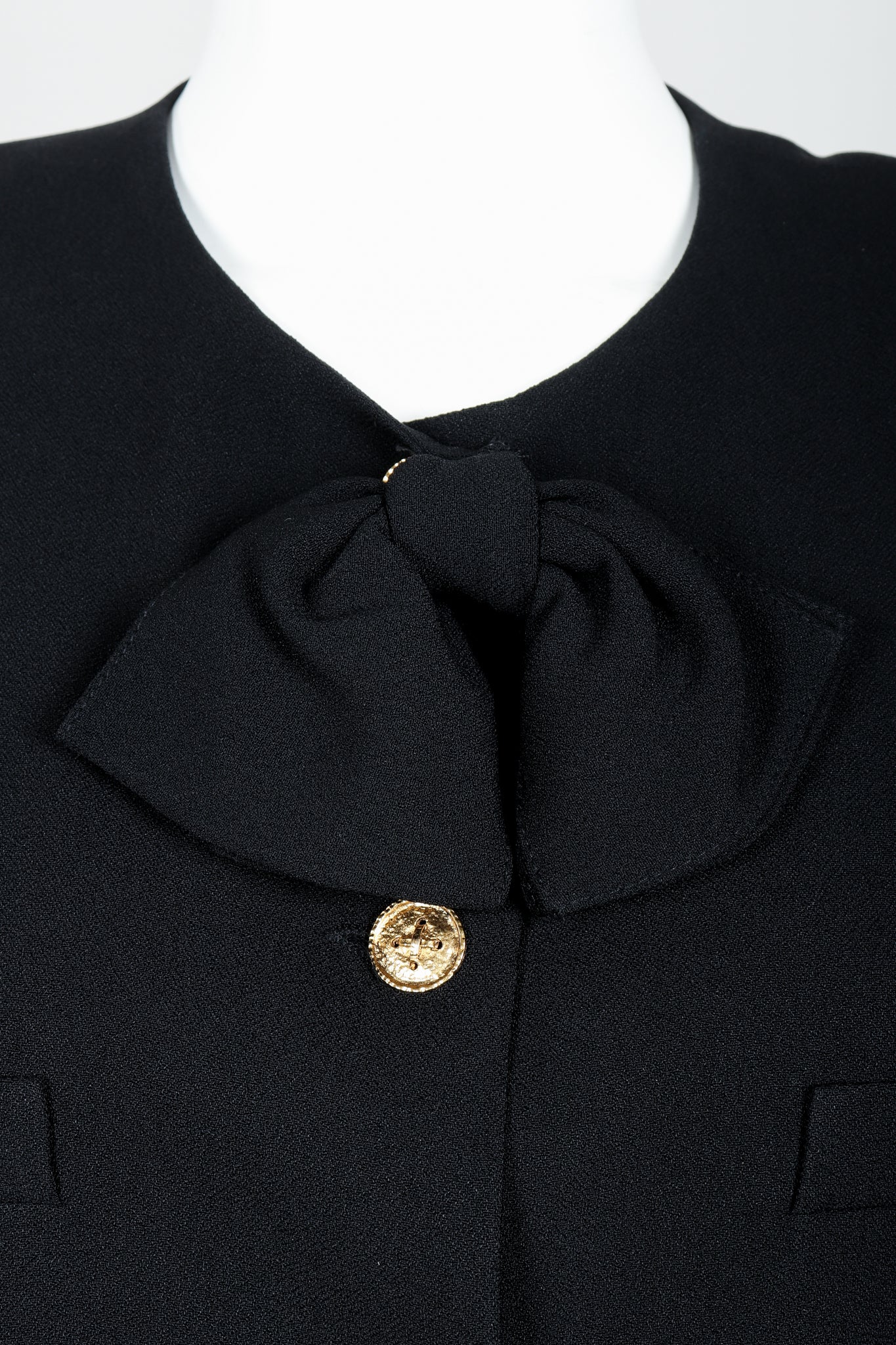 Crepe Boxy Button Jacket & Pant Suit - Image 5