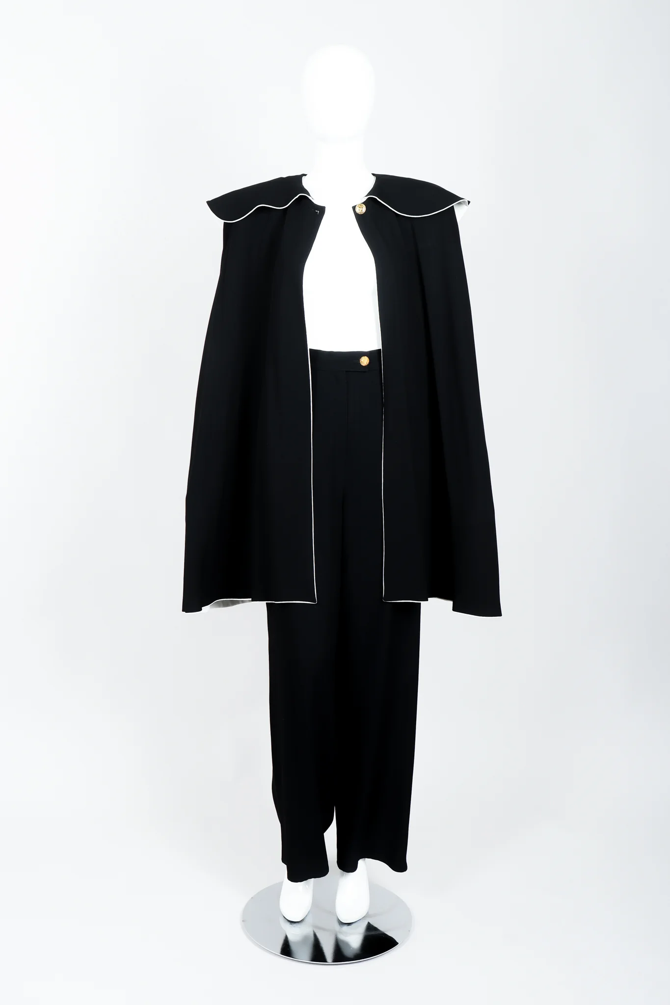 Crepe Cape & Pant Set - Image 5