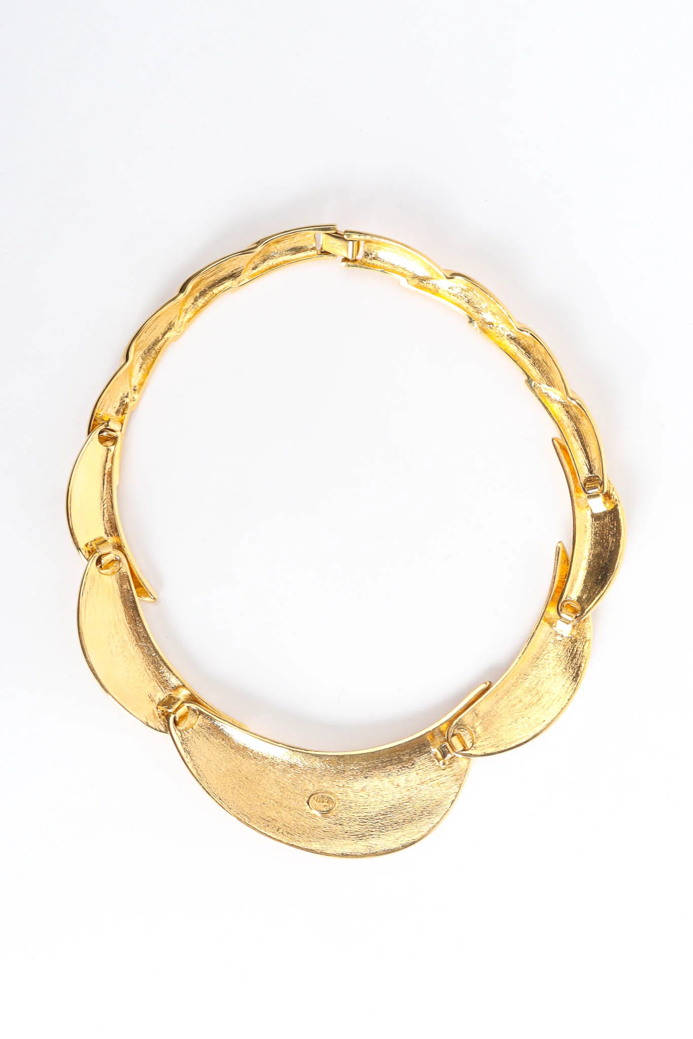 Crescent Arch Rhinestone Necklace - Image 3