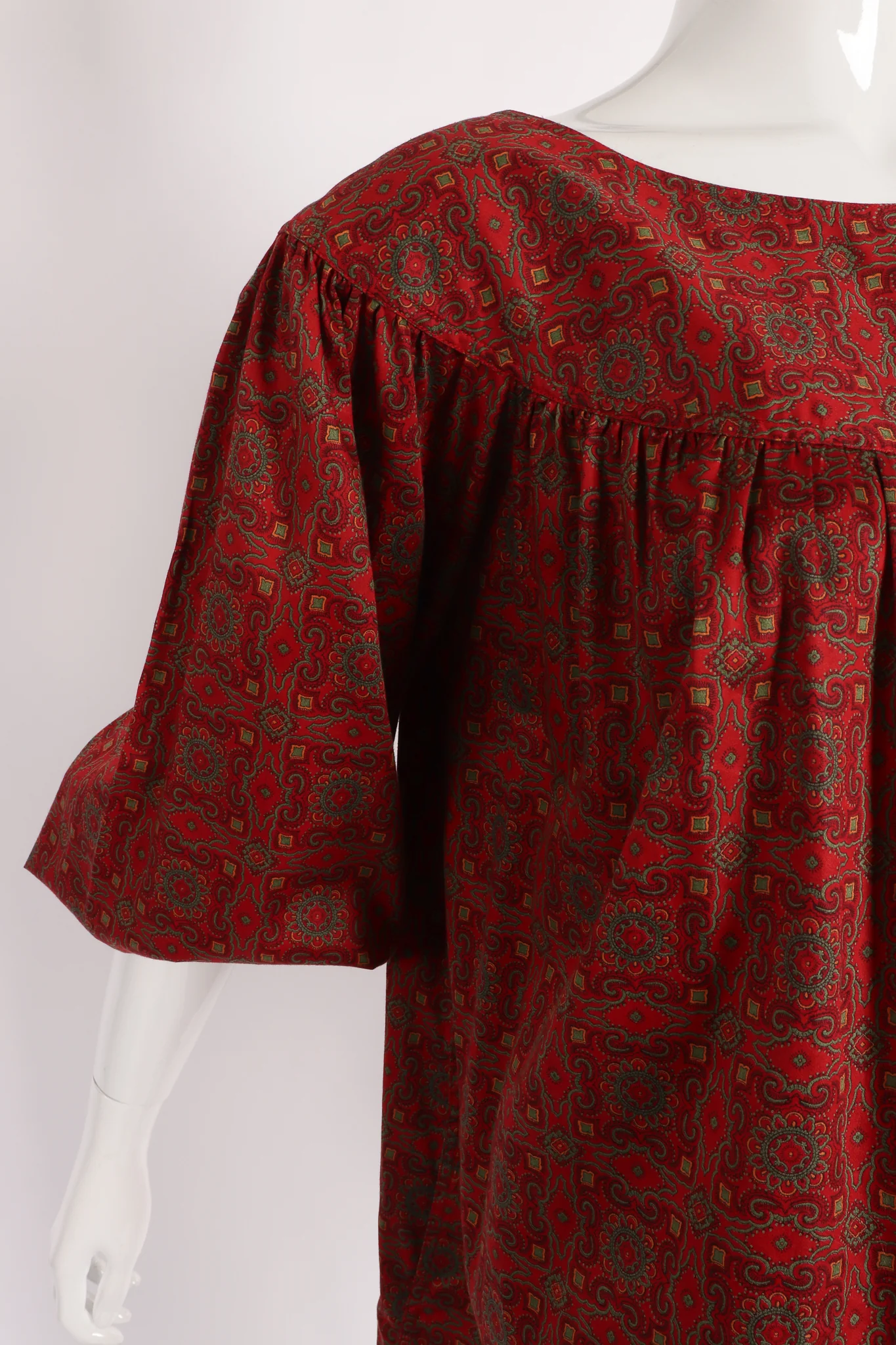 Crimson Tile Print Tunic - Image 7
