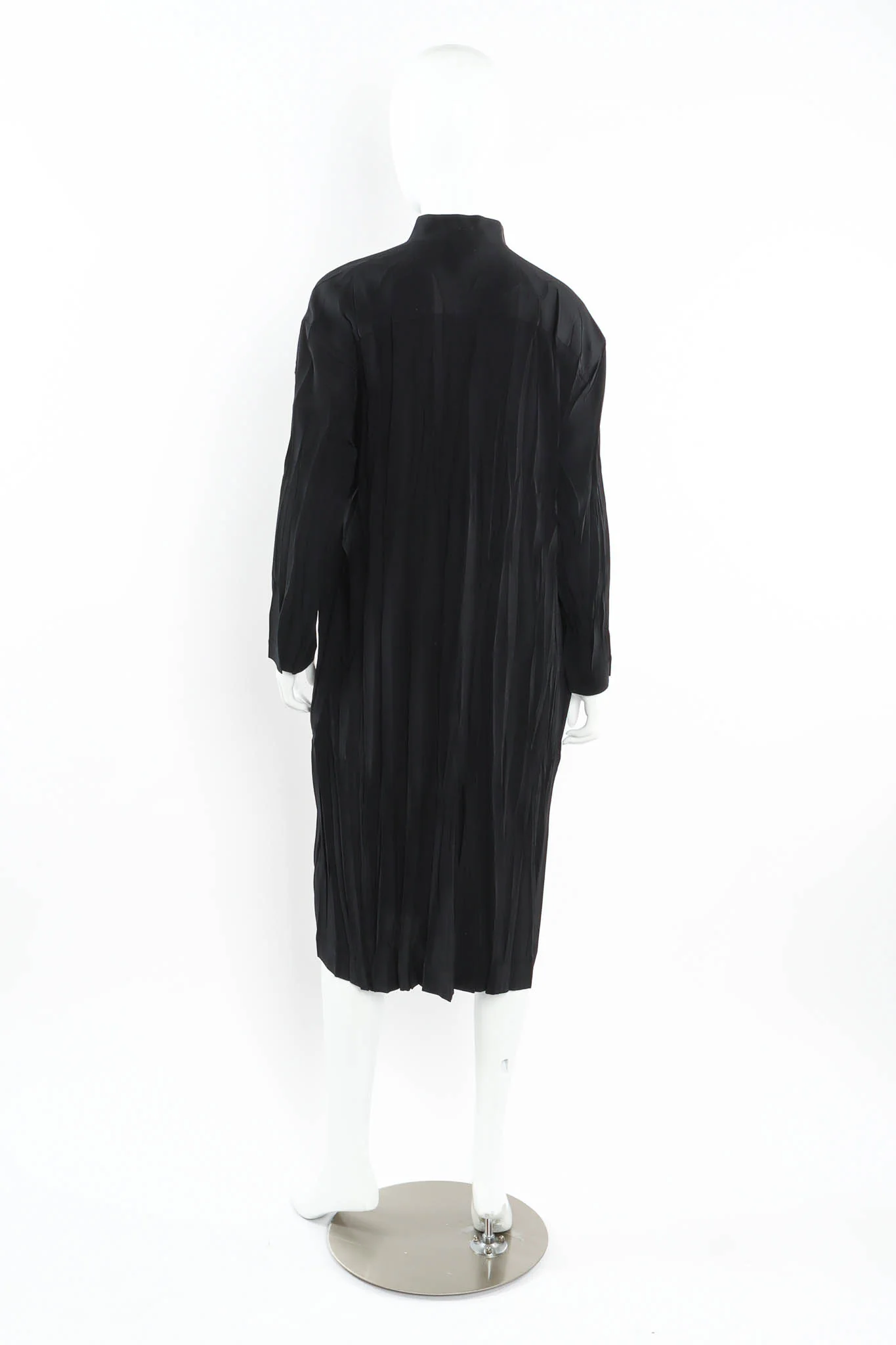 Crinkle Pleat Tunic Suit Dress - Image 7